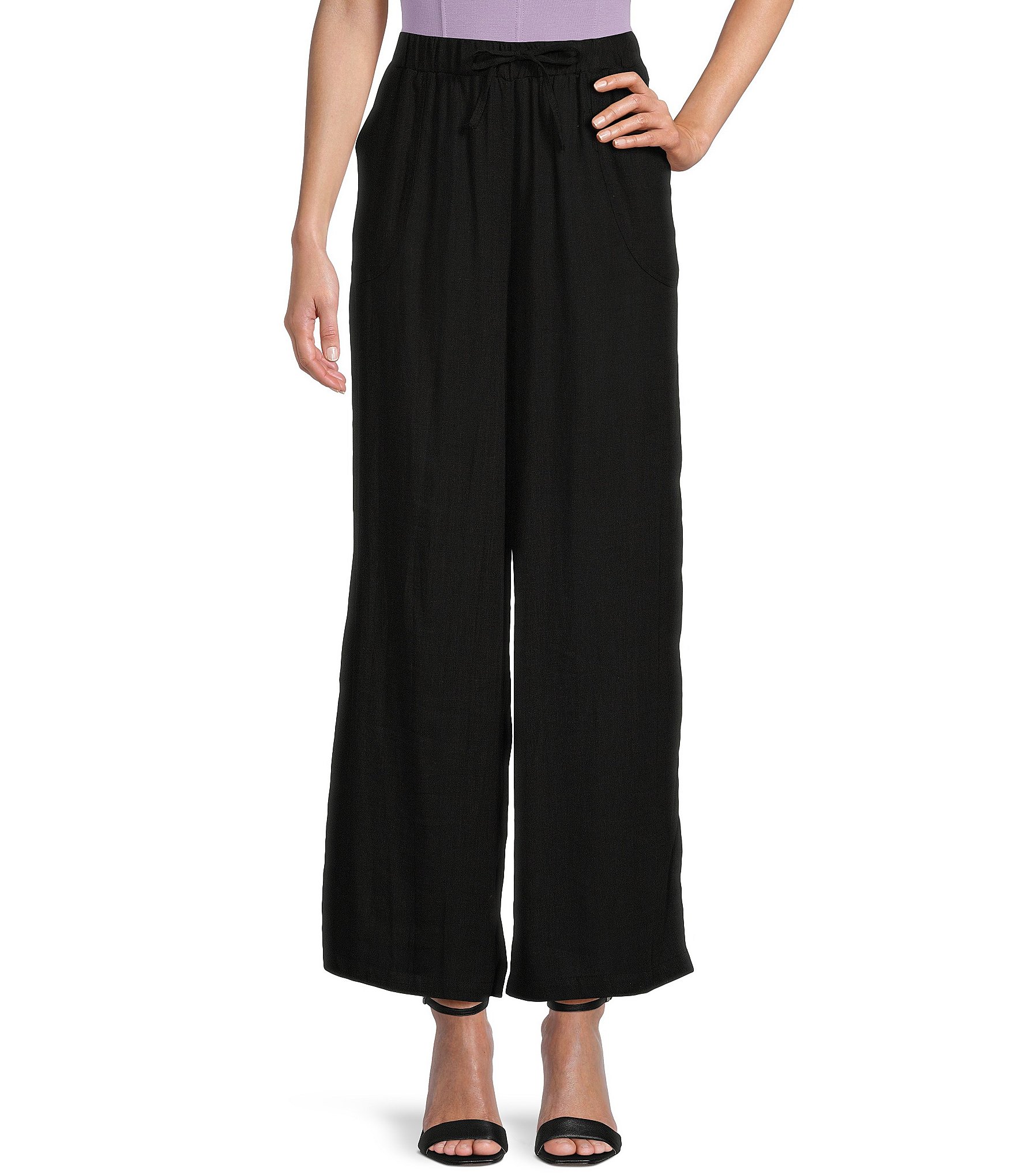 Coco + Jaimeson Linen Wide Leg Pants | Dillard's