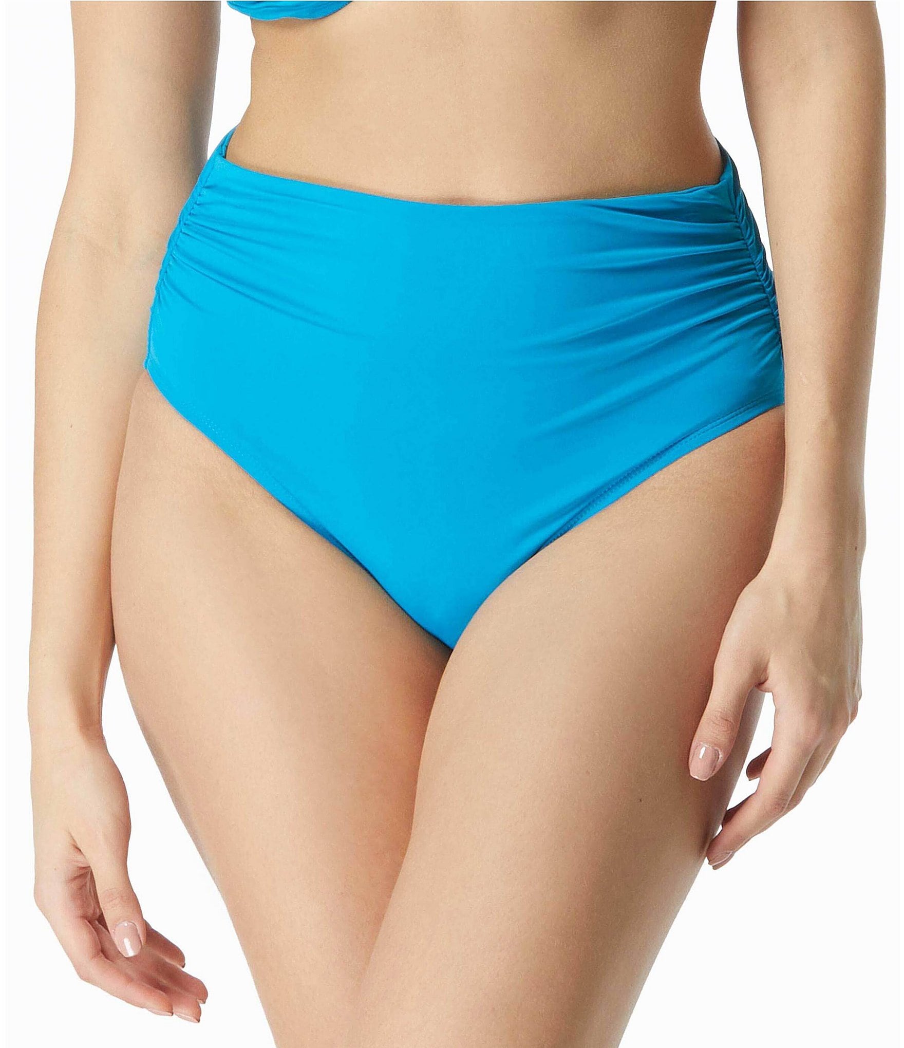 Swim Solutions Mid-Rise Bikini Bottoms - Macy's