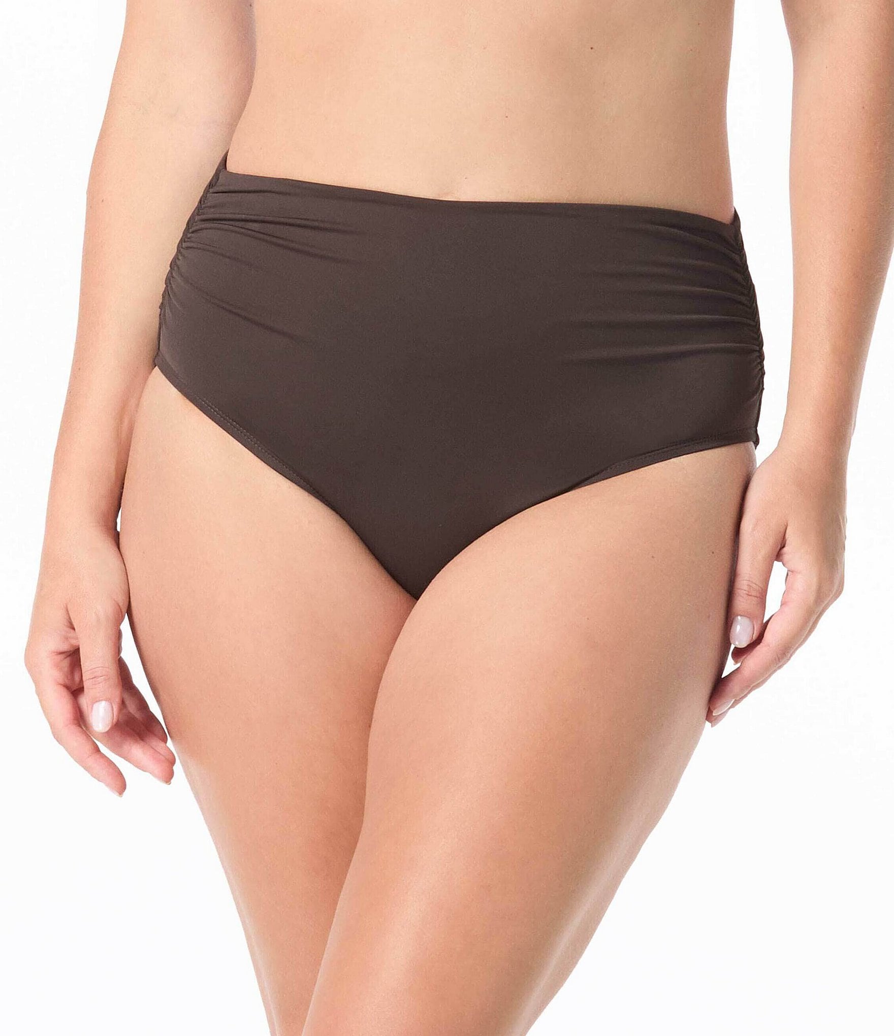 Coco Reef Classic Solids High Waisted Rollover Bikini Swim Bottom