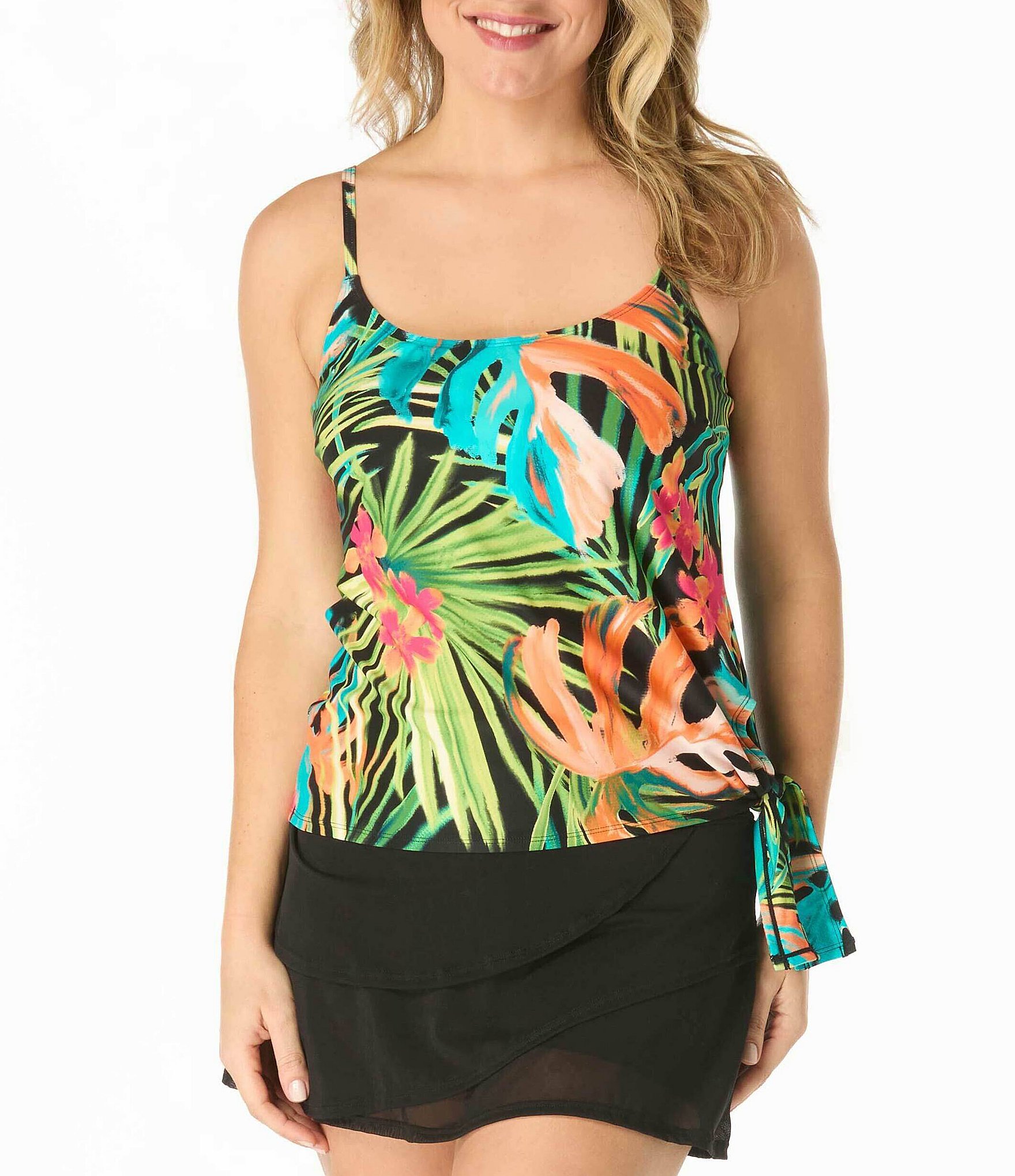 Coco Reef Island Grove Stella Underwire Bra Size Tankini Swim Top