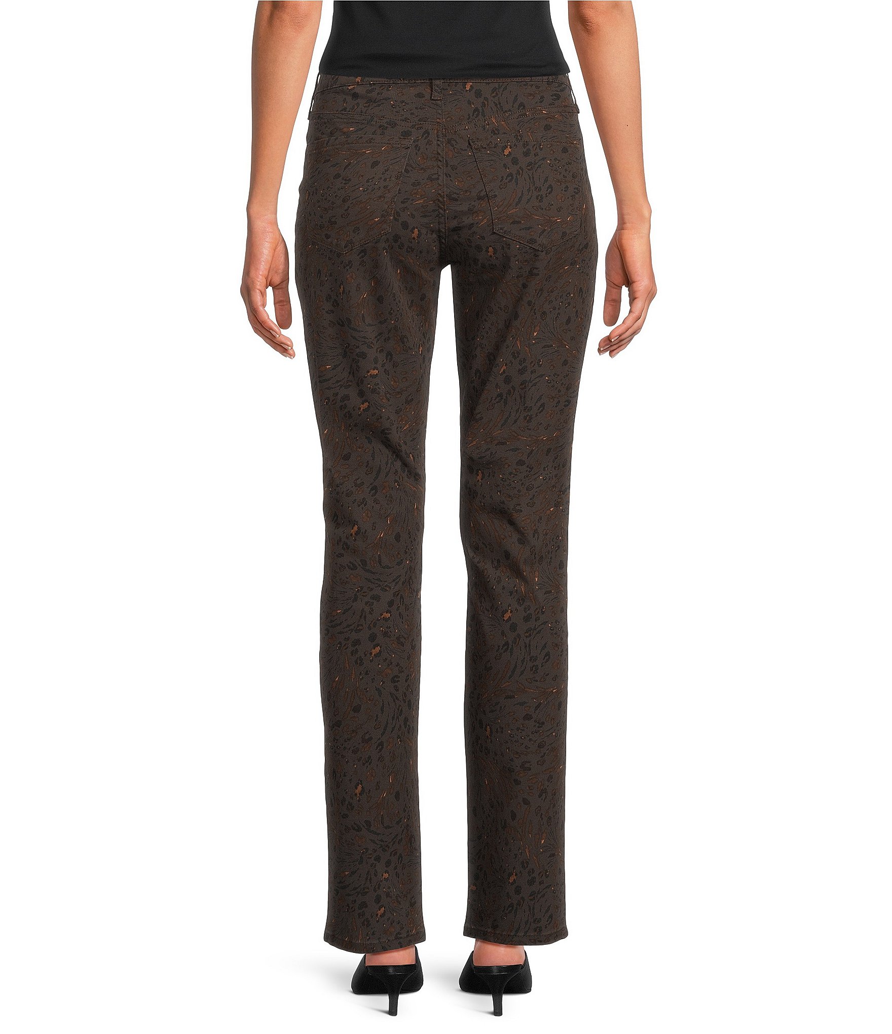 Code Bleu Chelsea Mid Rise Straight Leg Full Length Jeans