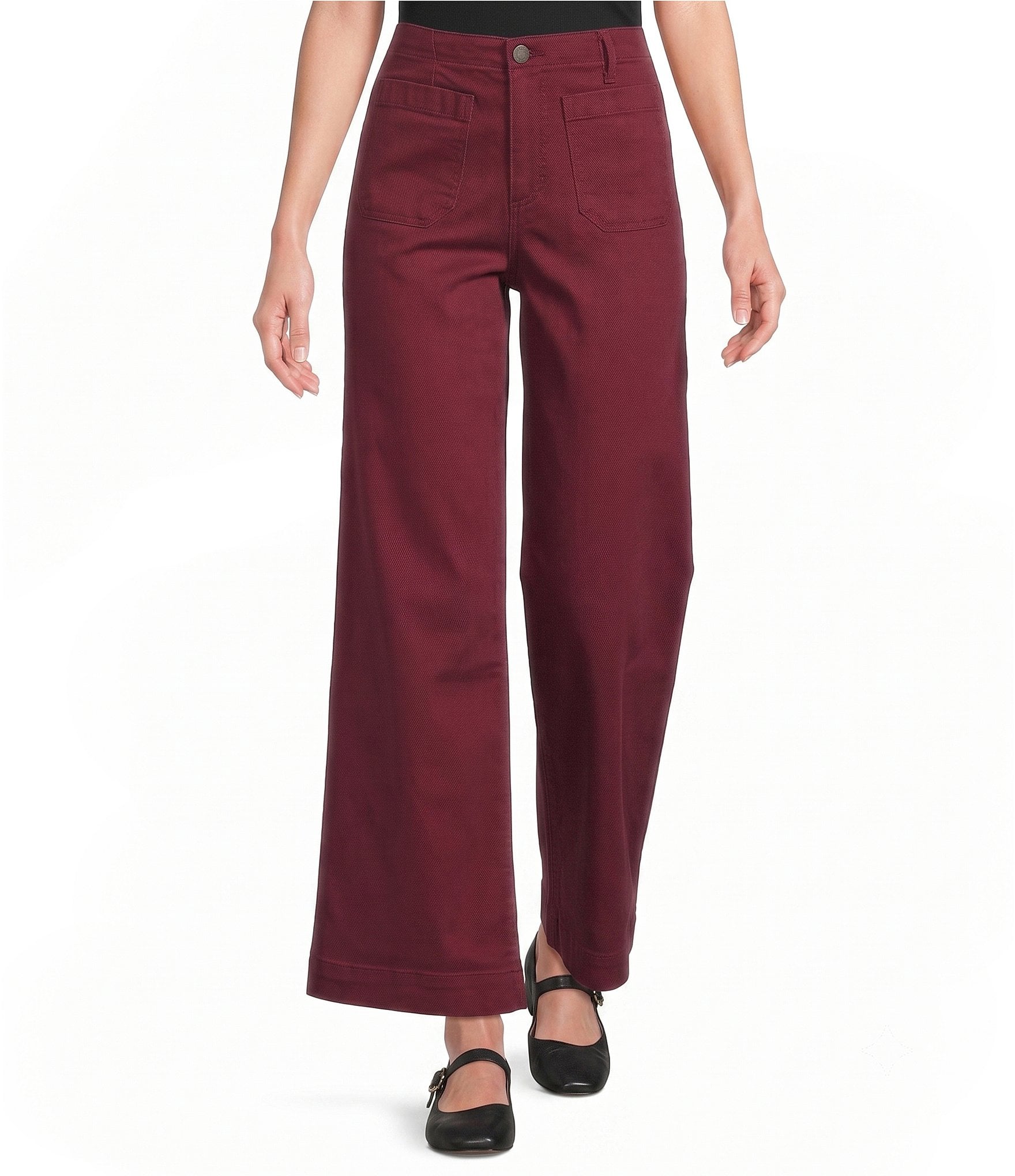 Code Bleu Chelsea Mid-Rise Straight Leg Patch Pocket Jean