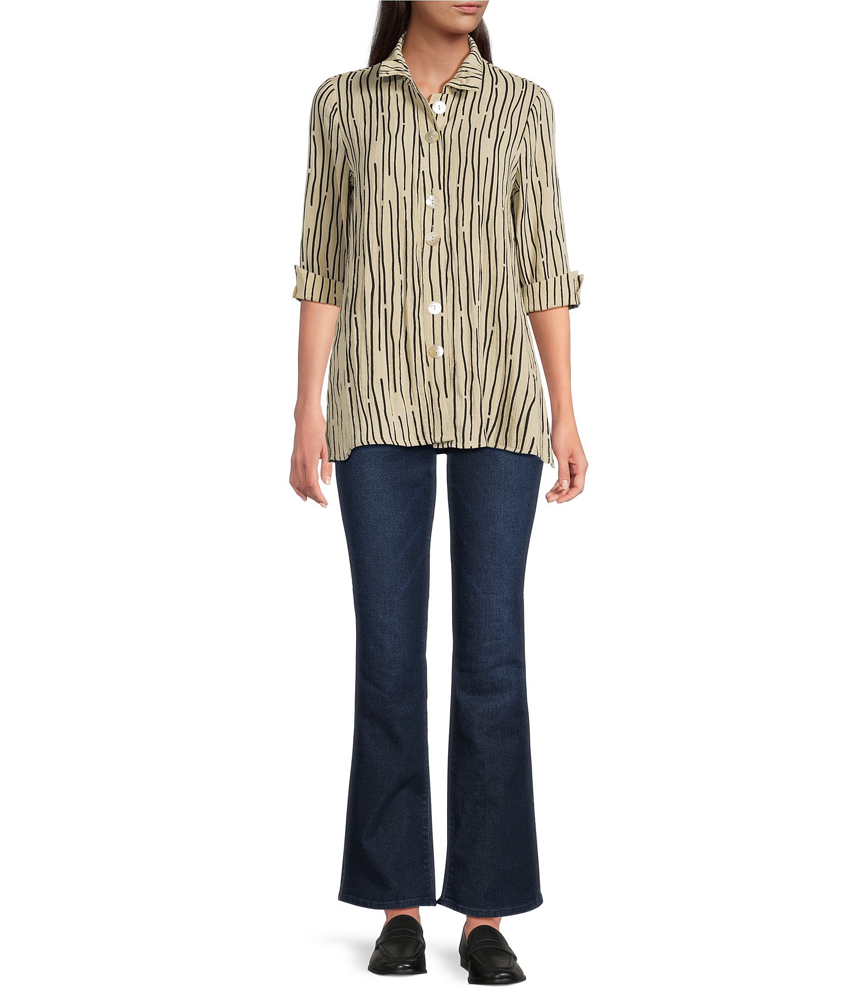 Code Bleu Petite Size Chelsea High Rise Bootcut Leg Jeans