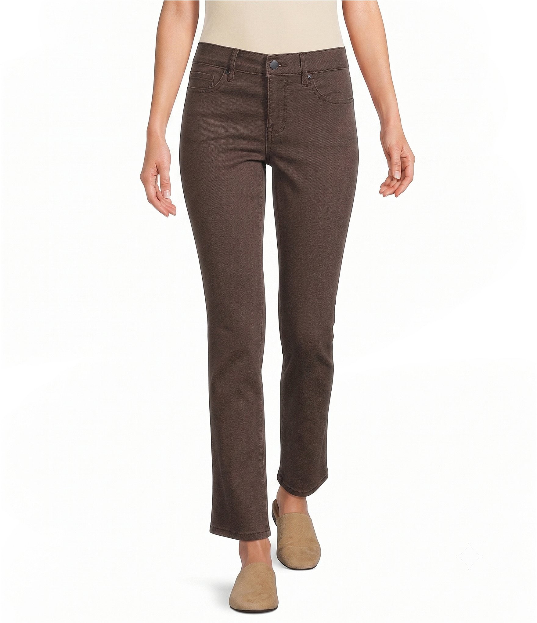 Code Bleu Petite Size Chelsea Straight Core Denim Jeans