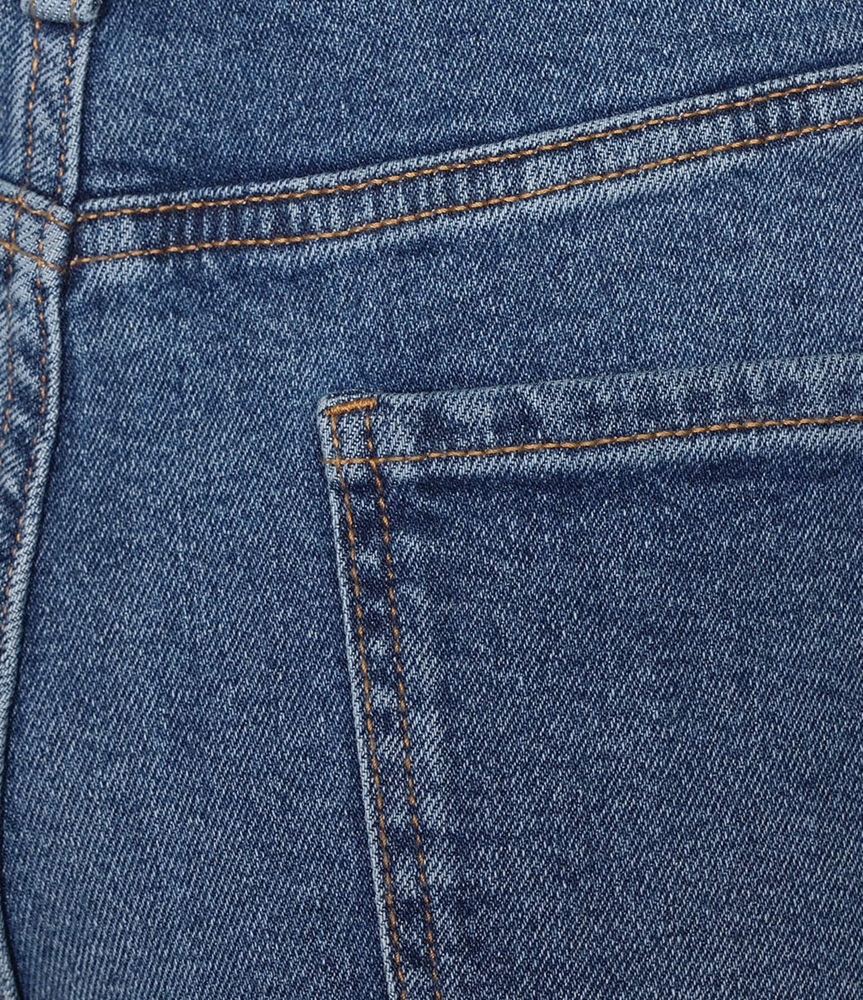 Code Bleu Petite Size High Rise Modern Straight Leg Jean