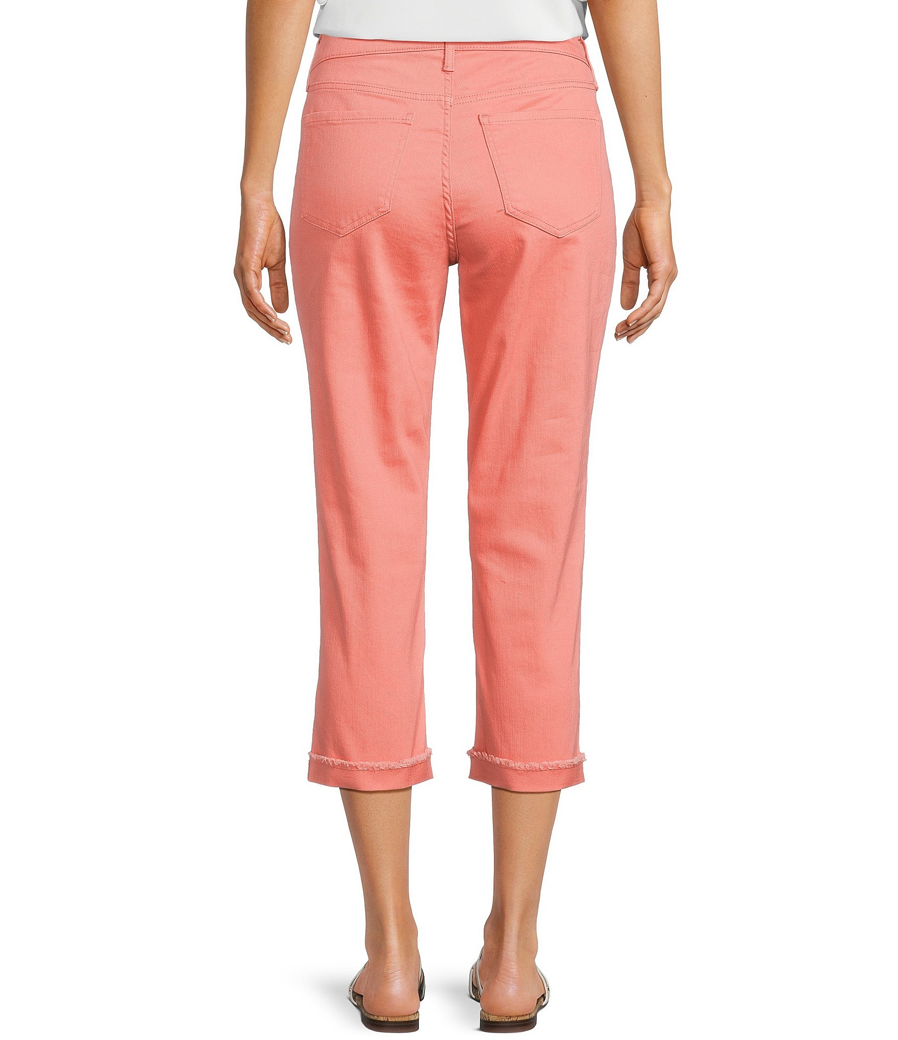 Code Bleu Soho Stretch Denim Mid Rise Capri Length Jeans