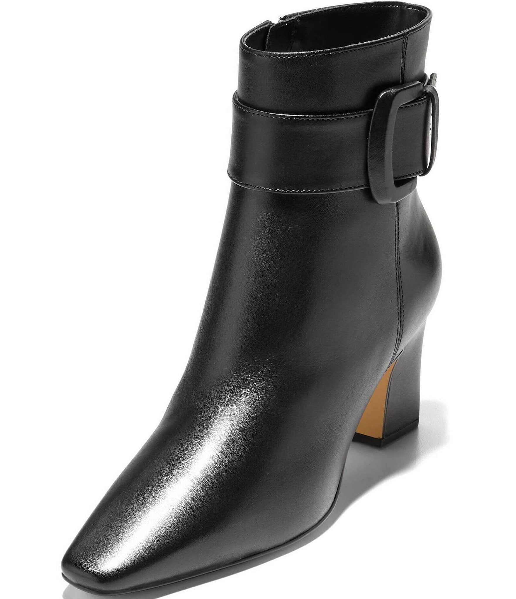 Cole Haan Blanche Snip Toe Buckle Booties