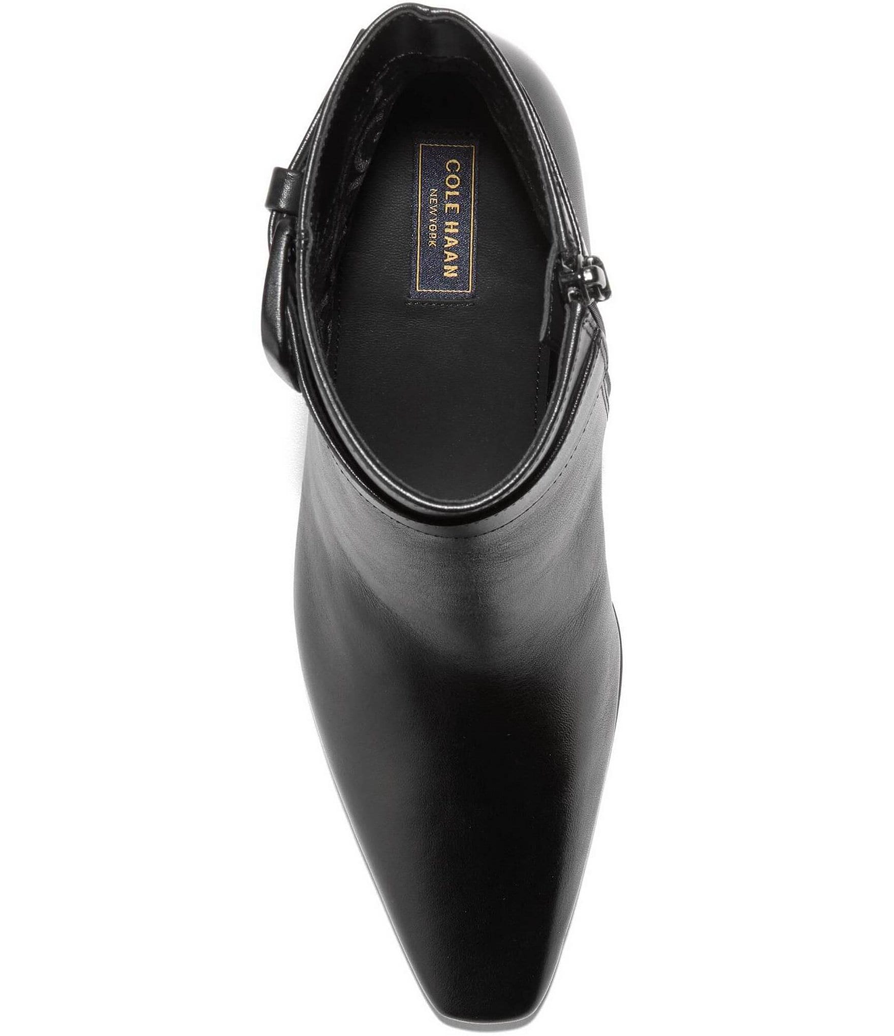 Cole Haan Blanche Snip Toe Buckle Booties