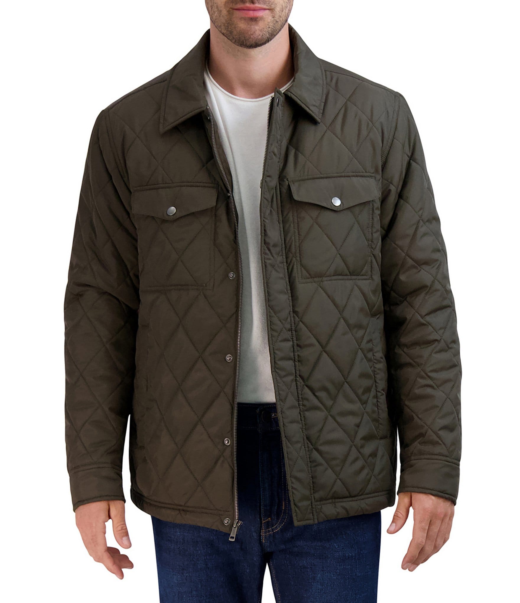 Cole Haan Diamond Quilted Jacket