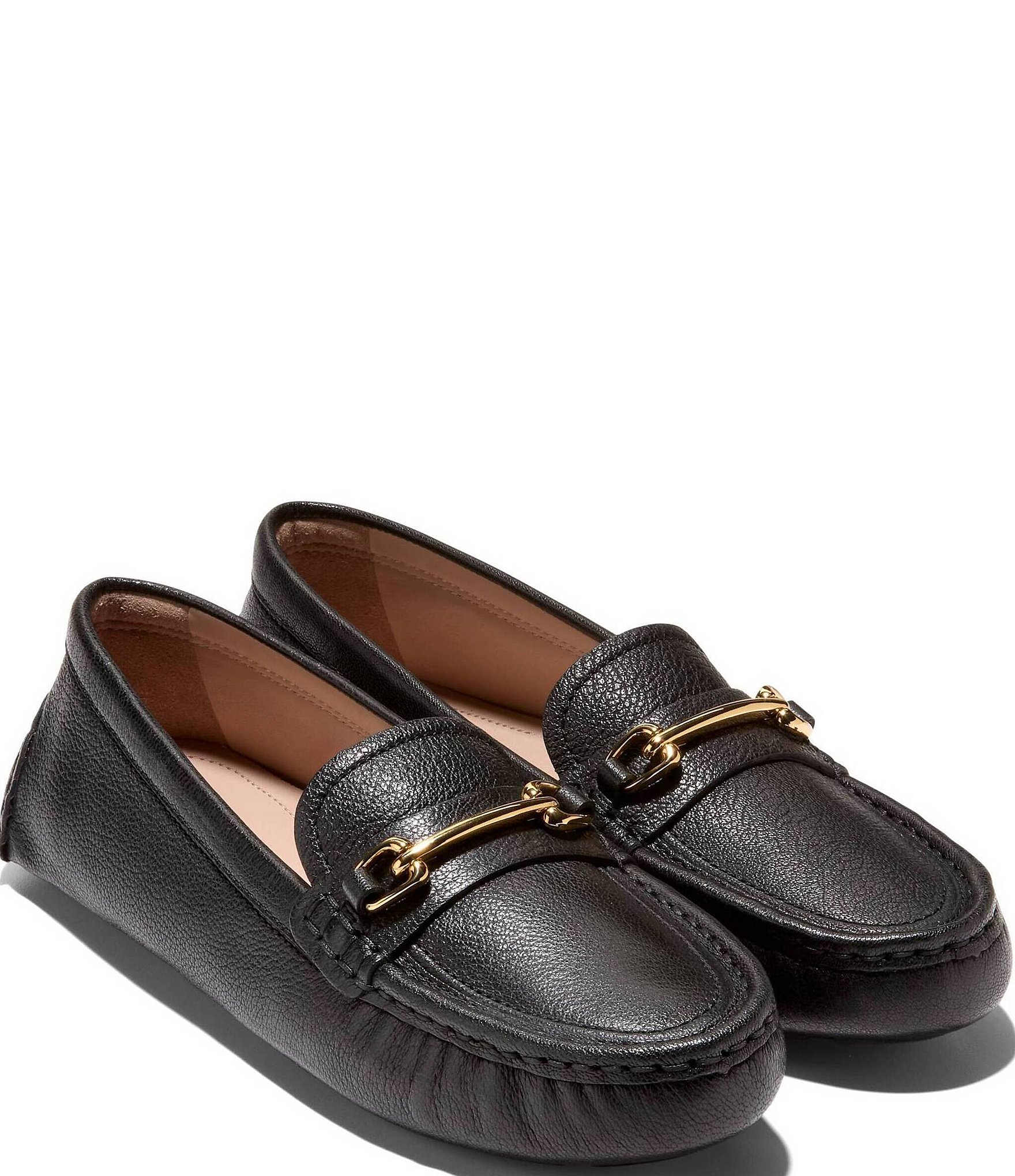 Cole Haan Women's Emeryn Horsebit Leather Driver Loafers