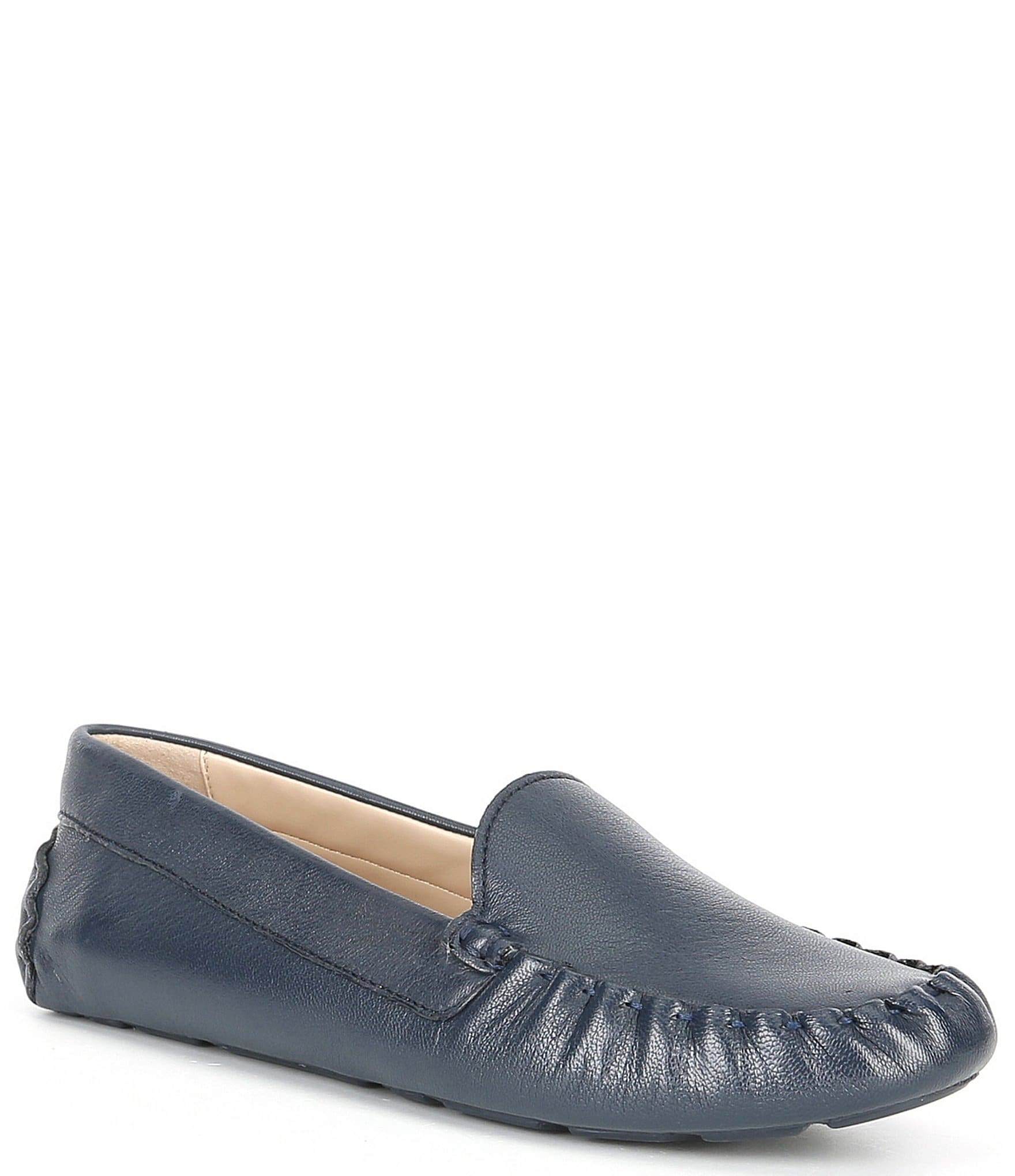 Cole Haan Women's Evelyn Leather Driver Loafers | Dillard's