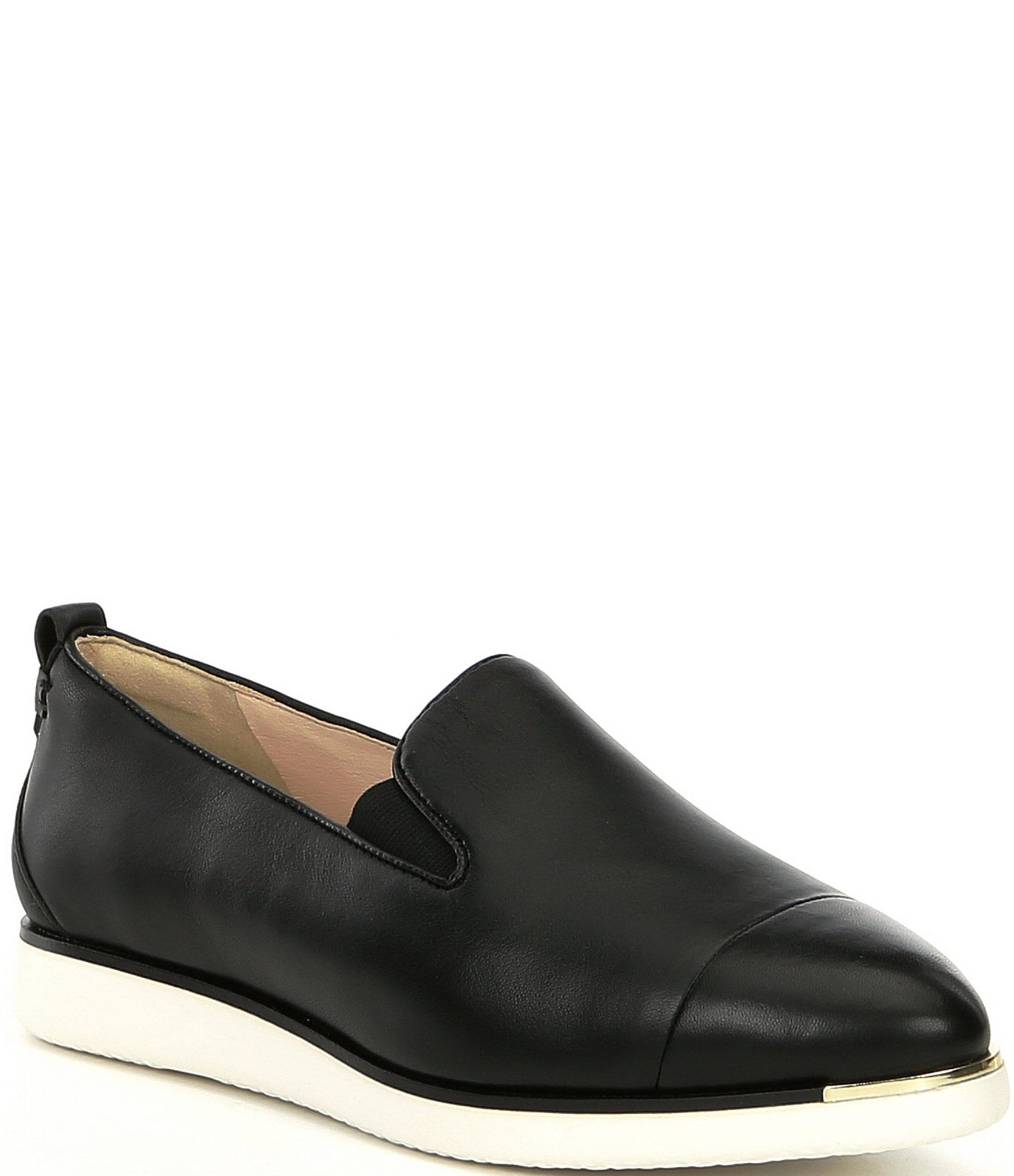 Cole Haan Grand Ambition Leather Slip-Ons | Dillard's