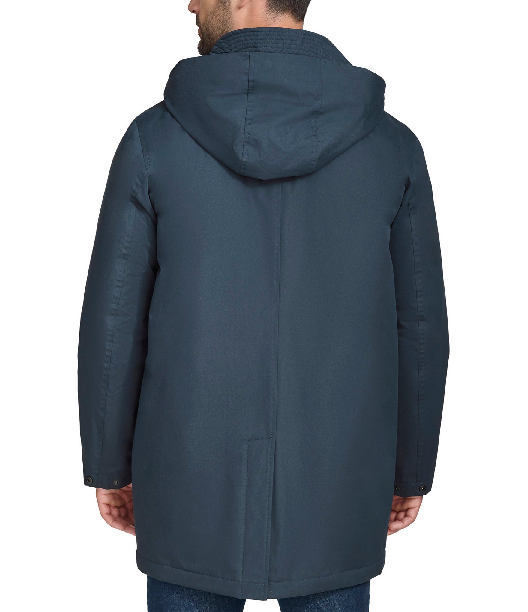 Cole Haan Hooded Topcoat Jacket