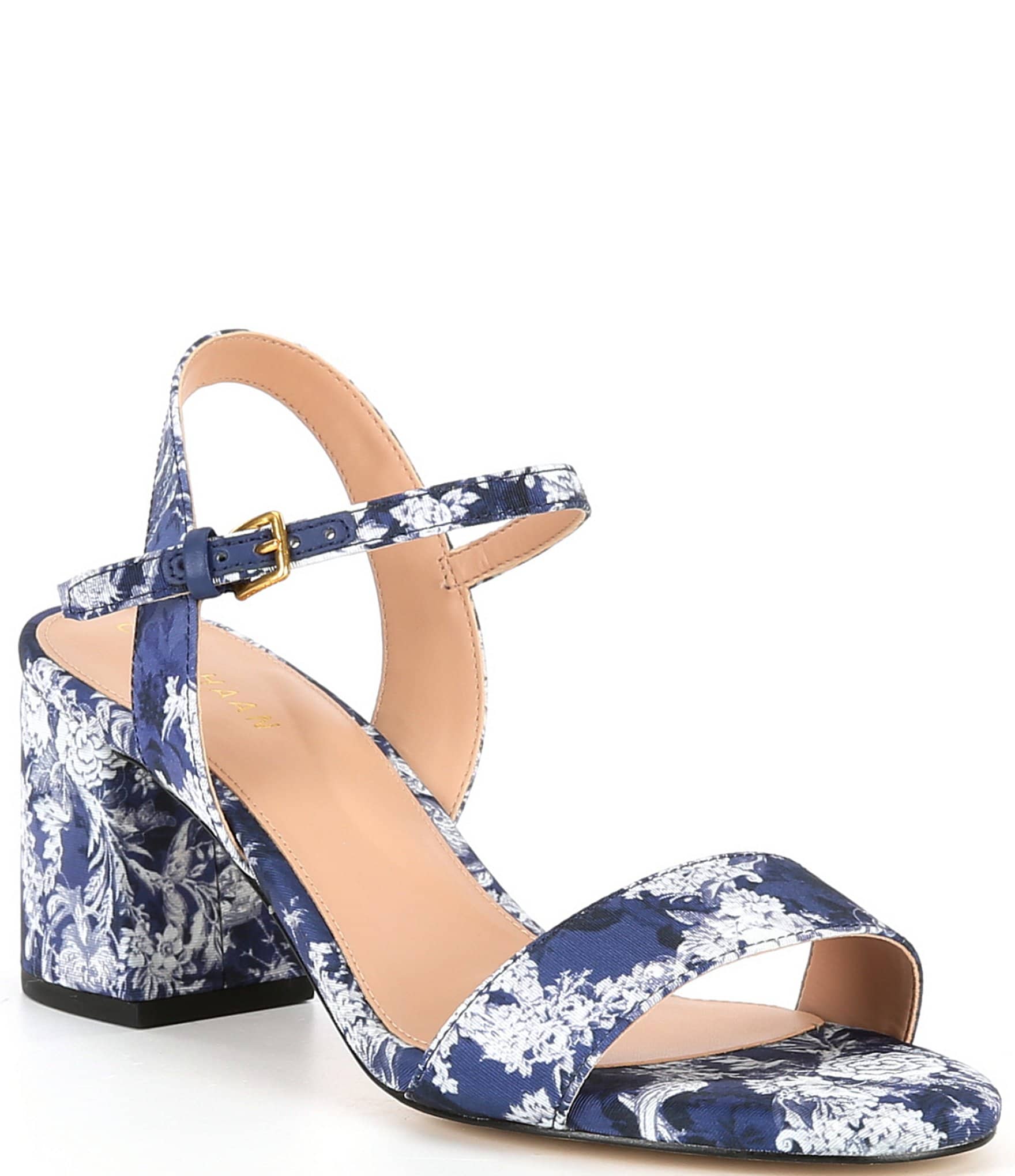 Cole Haan Josie Fabric Floral Ankle Strap Sandals | Dillard's