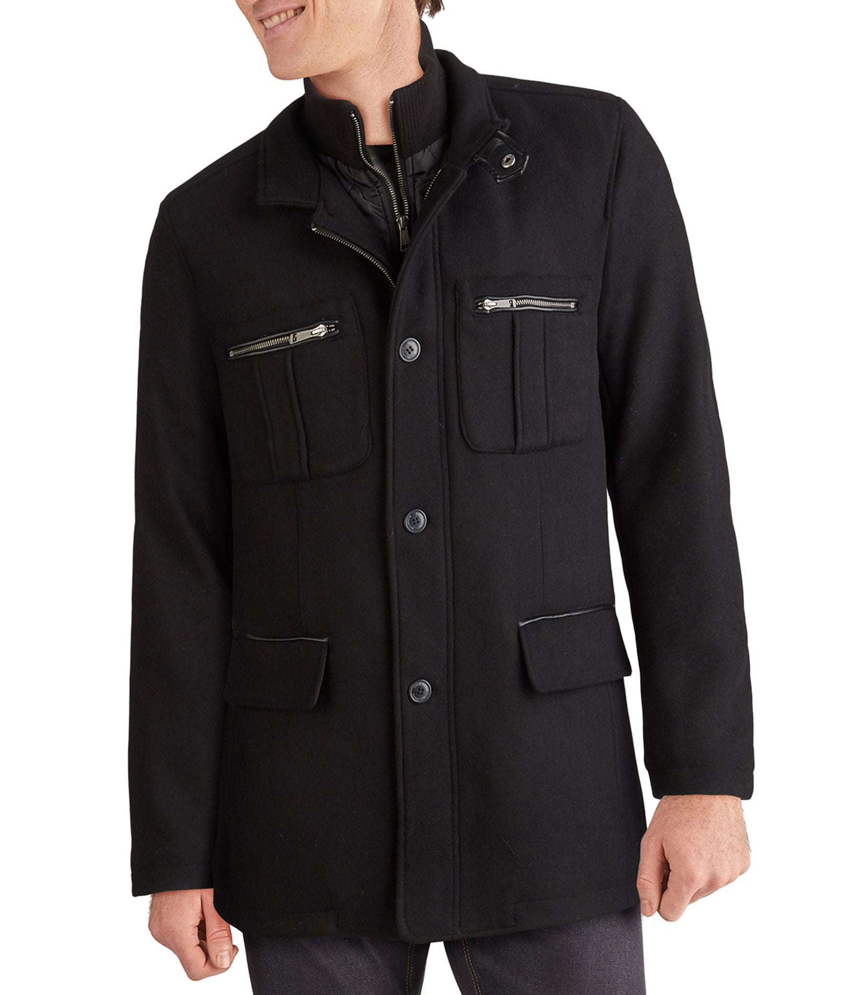 Cole haan shop button front jacket