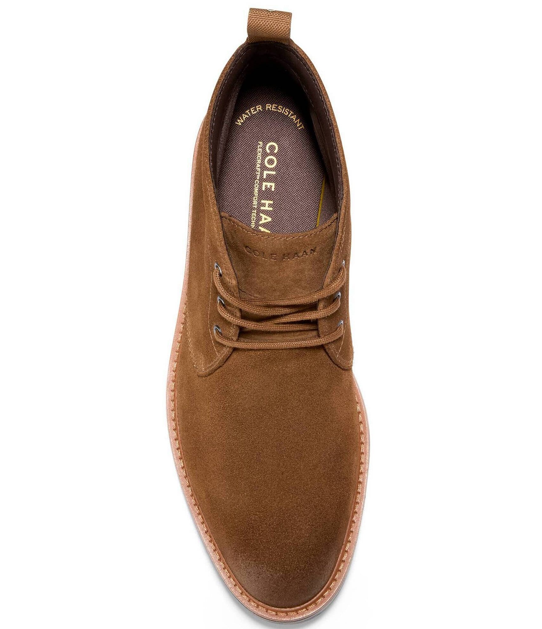 Cole Haan Men's Chamberlin Water Resistant Nubuck Chukka Boots
