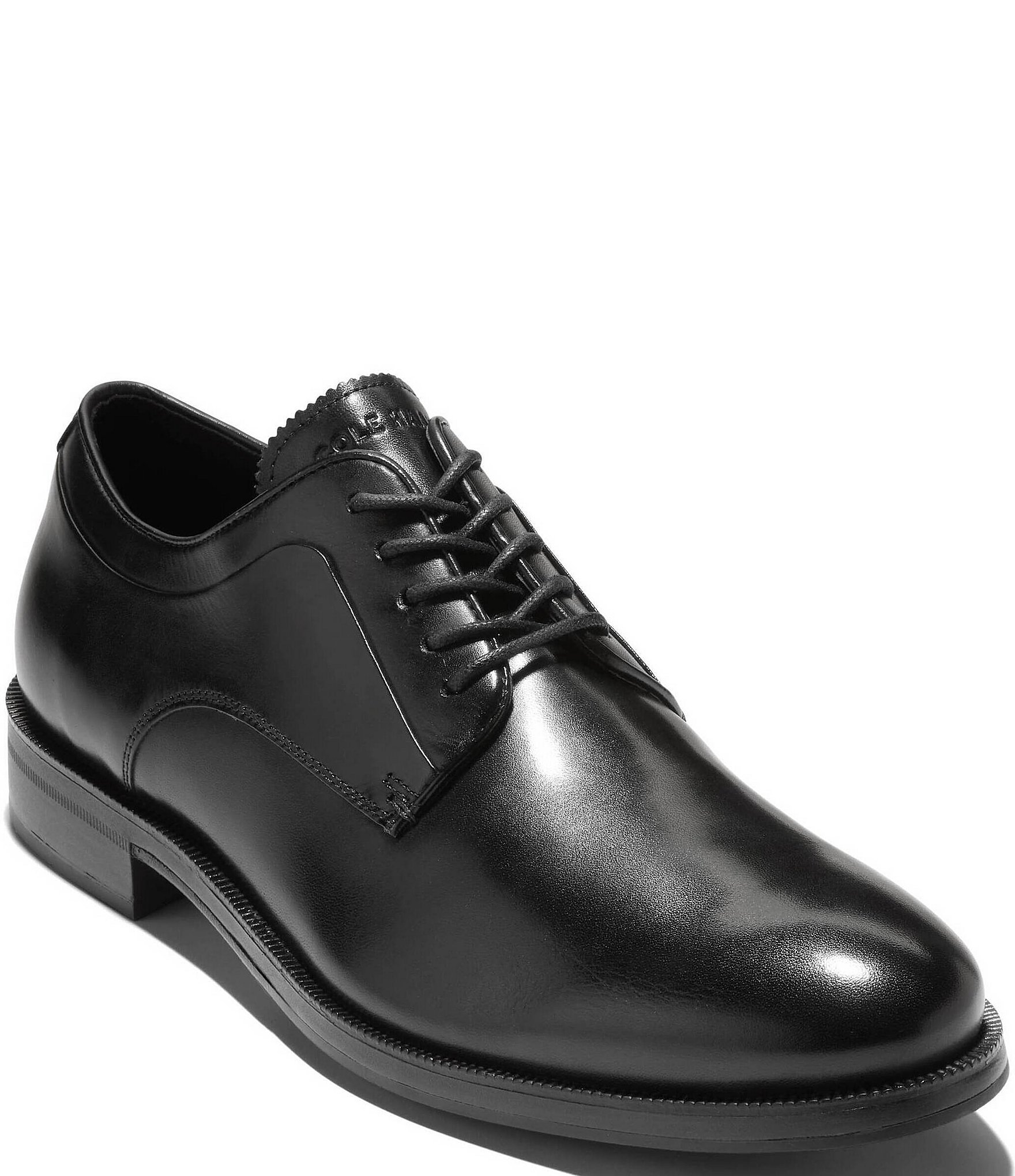 knee length dresses for ladies Men's Foster Grand Wholecut Oxfords in Black main image 0