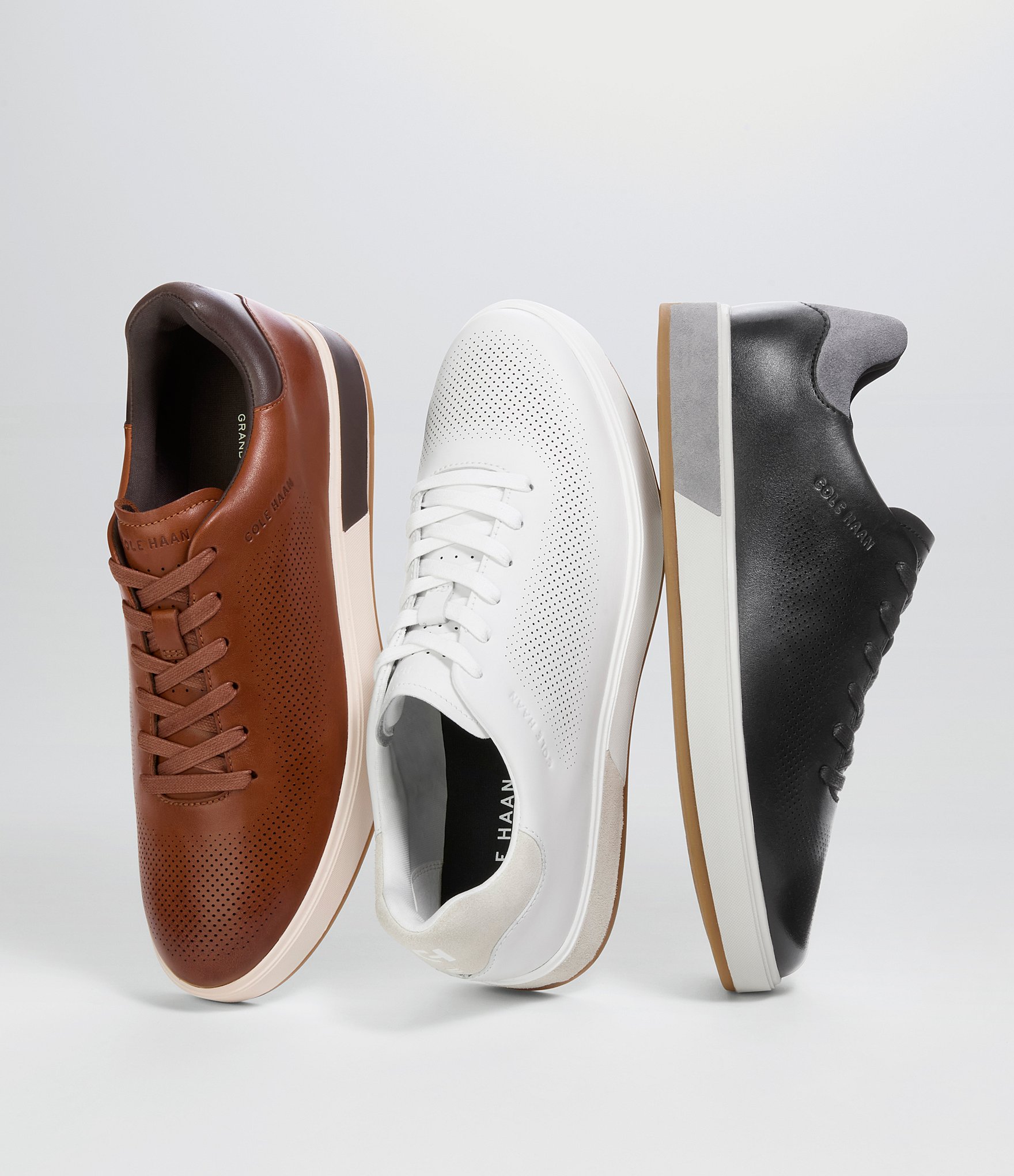 Cole Haan Men's GrandPrø Angleace Perforated Leather Sneakers