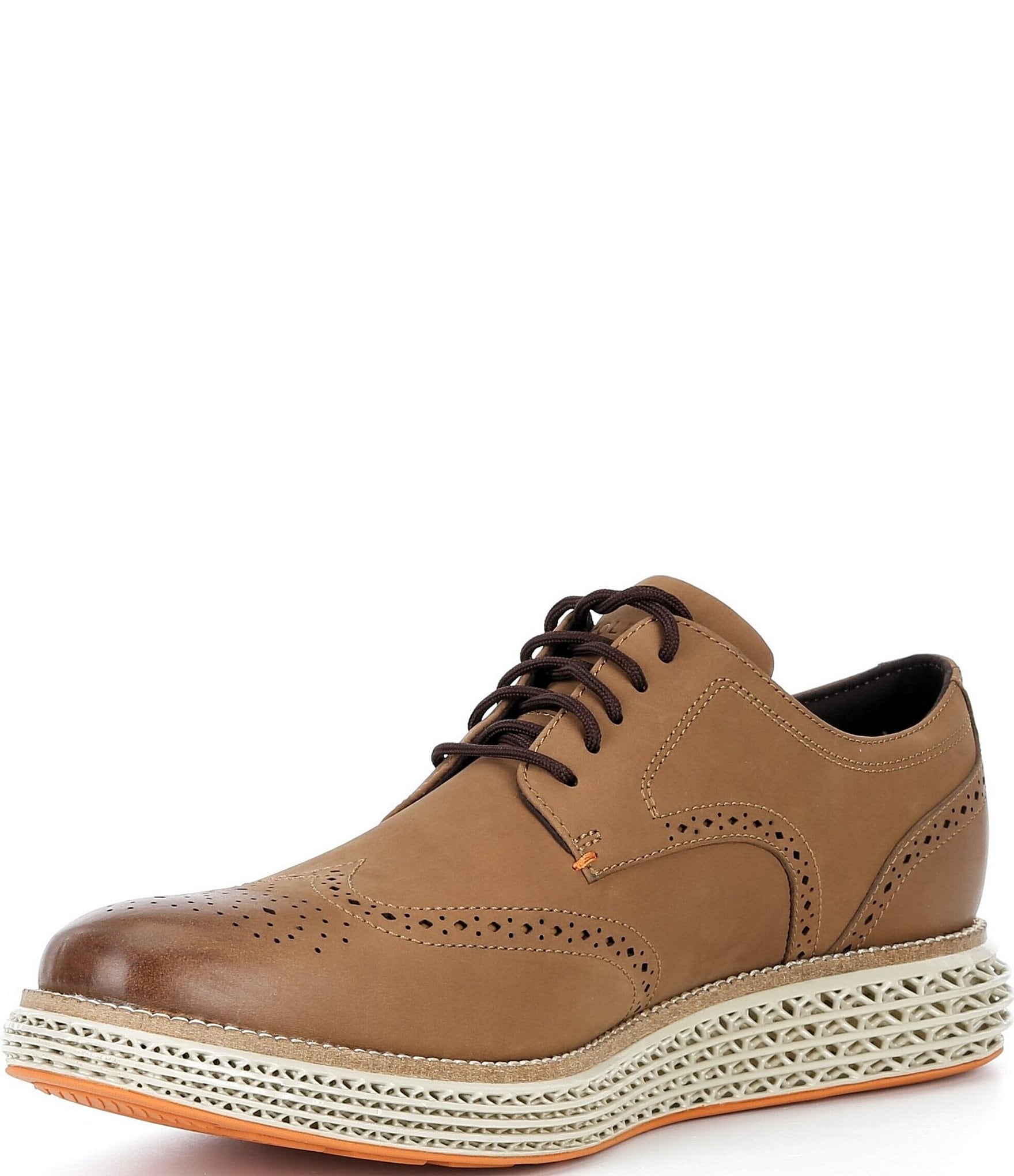 Cole Haan Men's ØriginalGrand 2.0 Nubuck Wingtip Oxfords