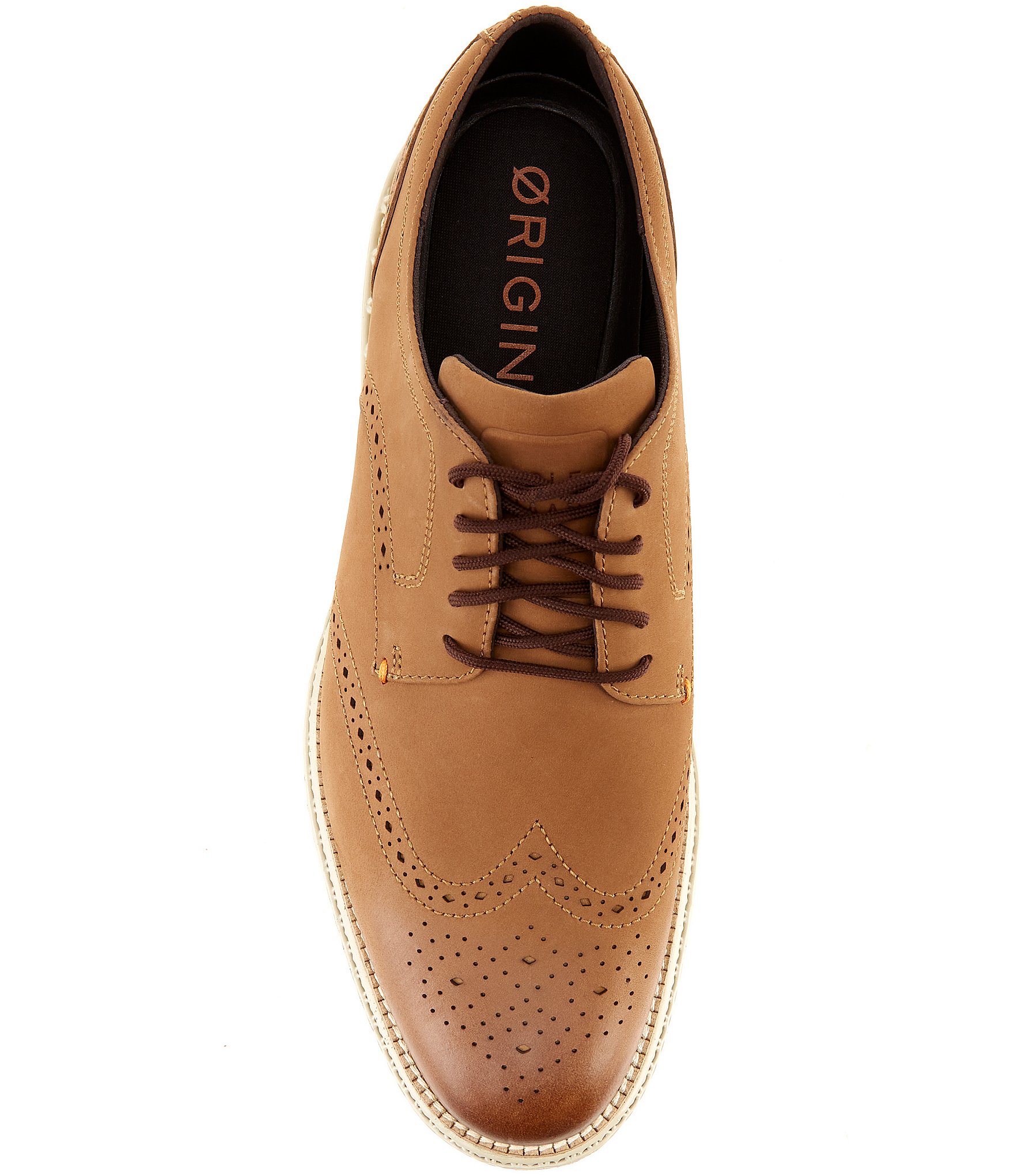 Cole Haan Men's ØriginalGrand 2.0 Nubuck Wingtip Oxfords