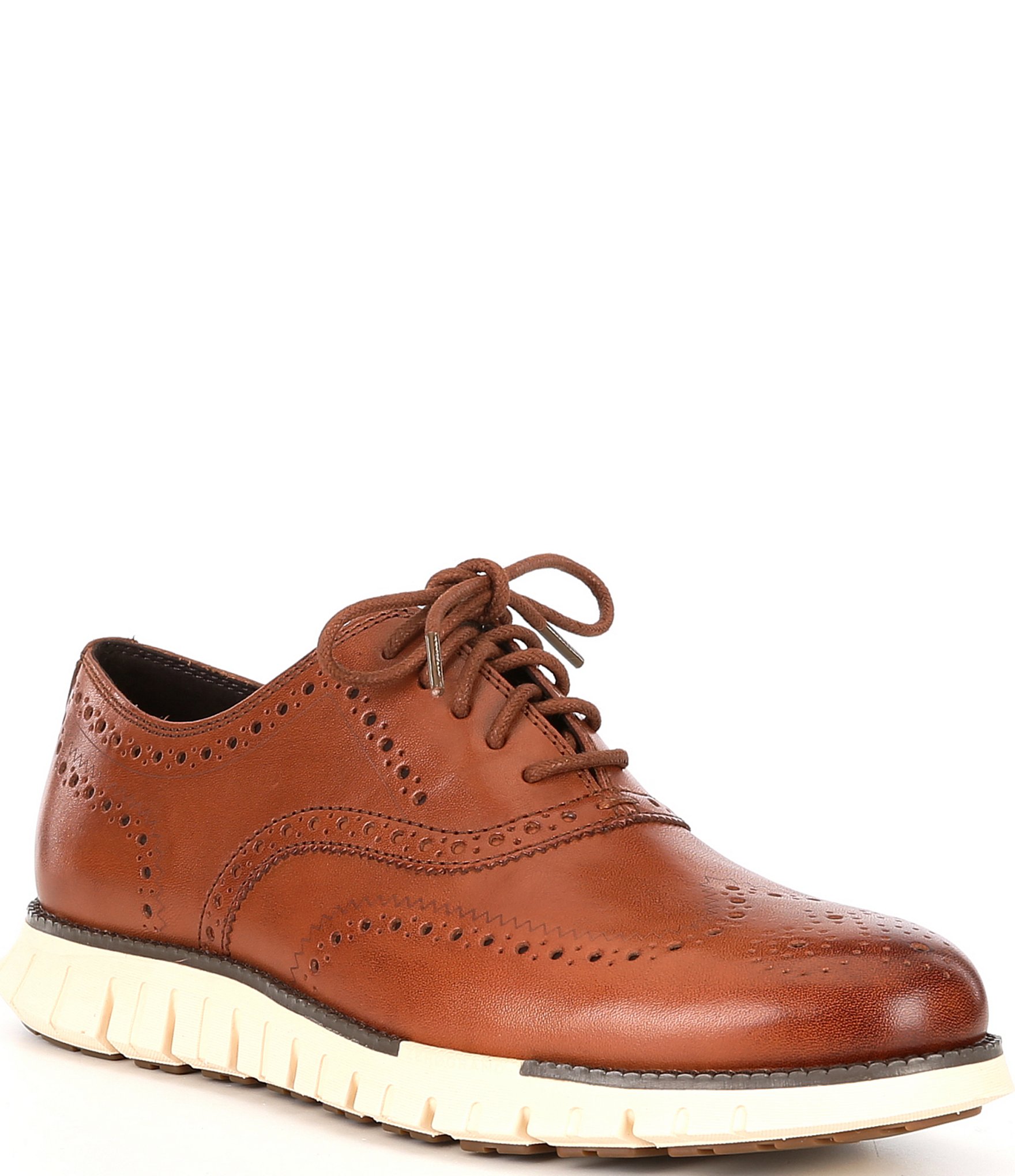 Cole Haan Men's ZERØGRAND Remastered Wingtip Leather Oxfords