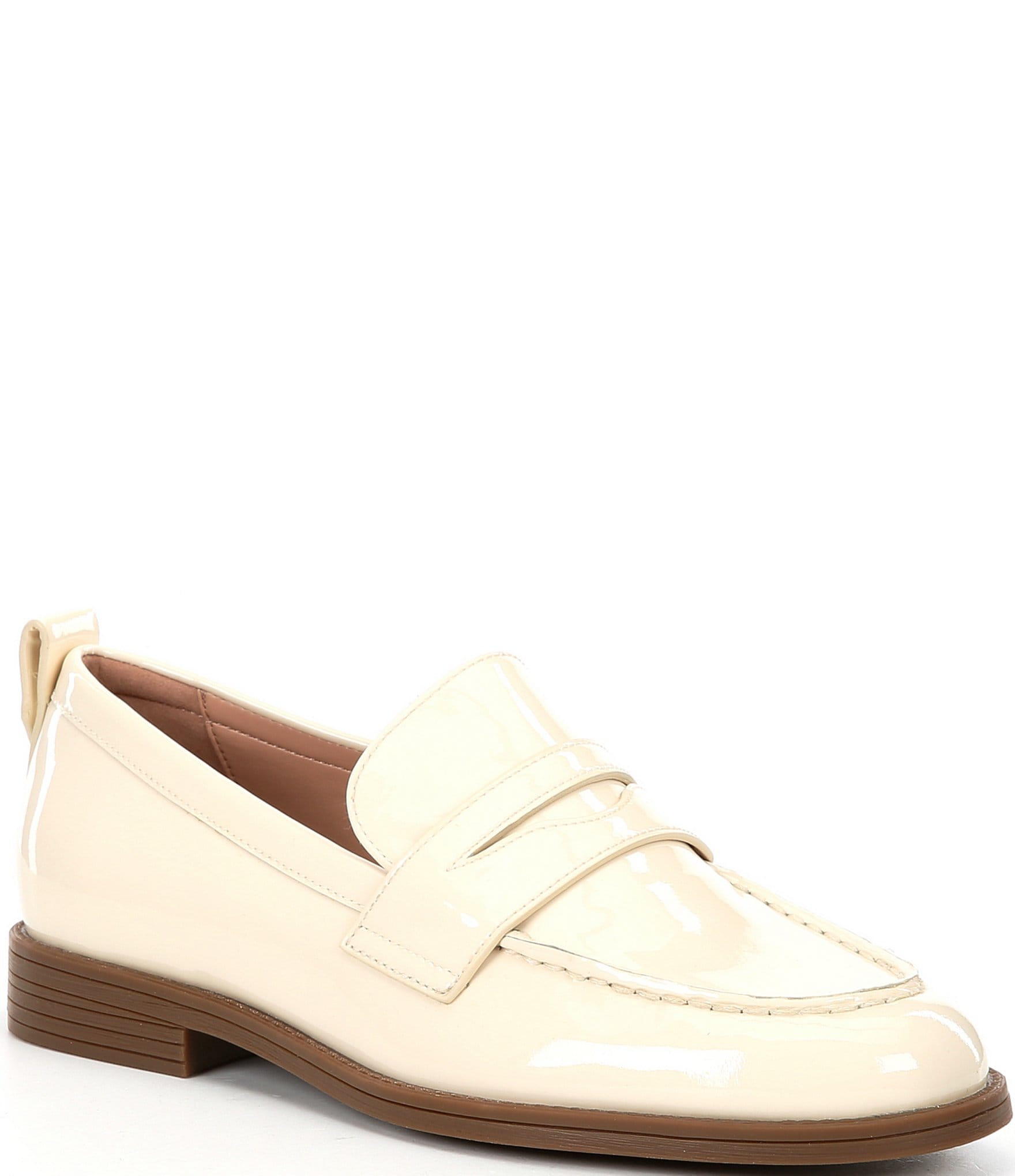 Cole Haan Stassi スタッズ スリッポン ローファー Cole Haan Stassi Leather Penny Loafers | Dillard's