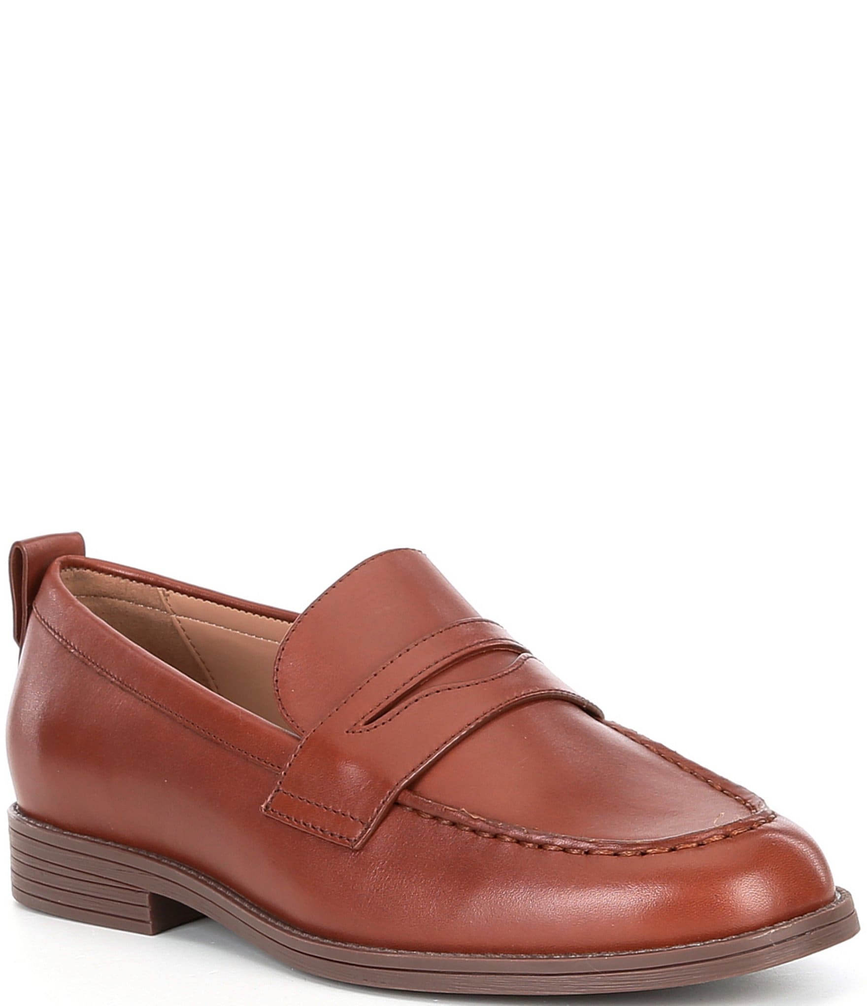 Cole Haan Stassi Leather Penny Loafers | Dillard's