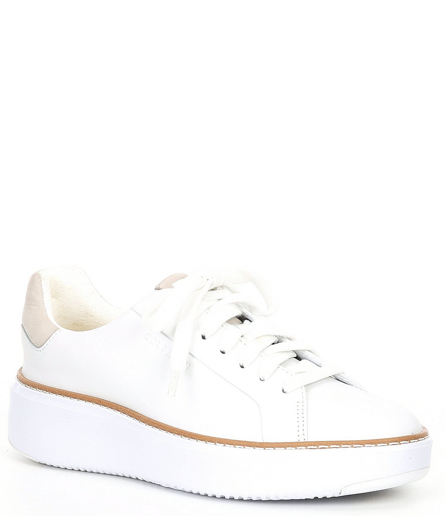 Cole Haan Women's Topspin Lace-Up Leather Sneakers | Dillard's