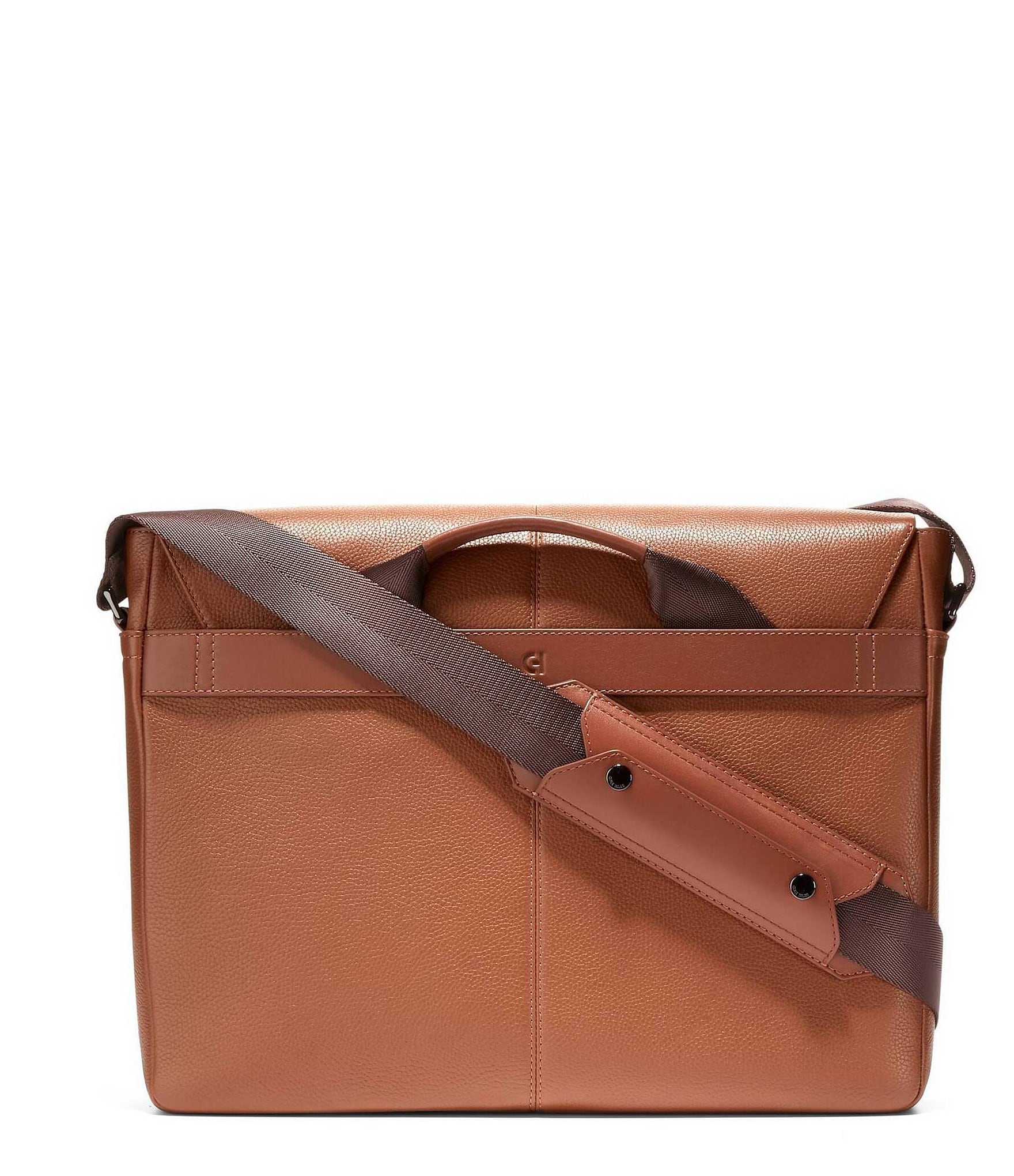 Cole Haan Triboro Leather Messenger Bag