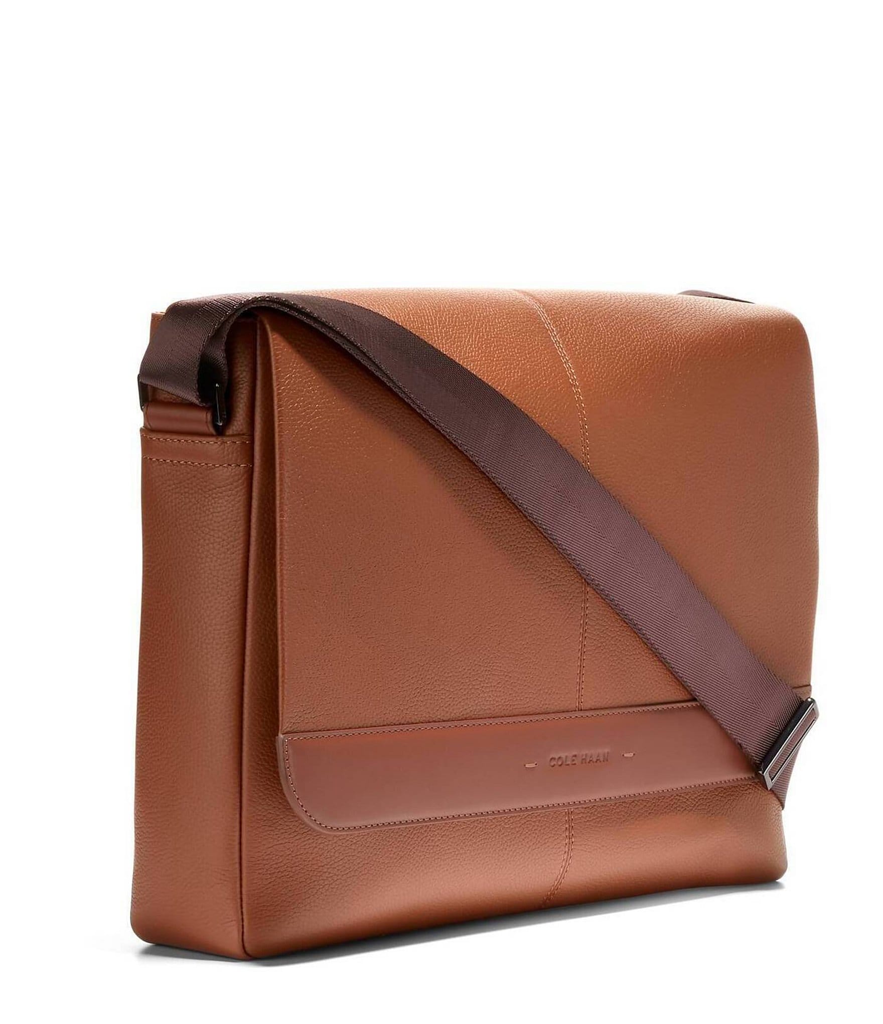 Cole Haan Triboro Leather Messenger Bag