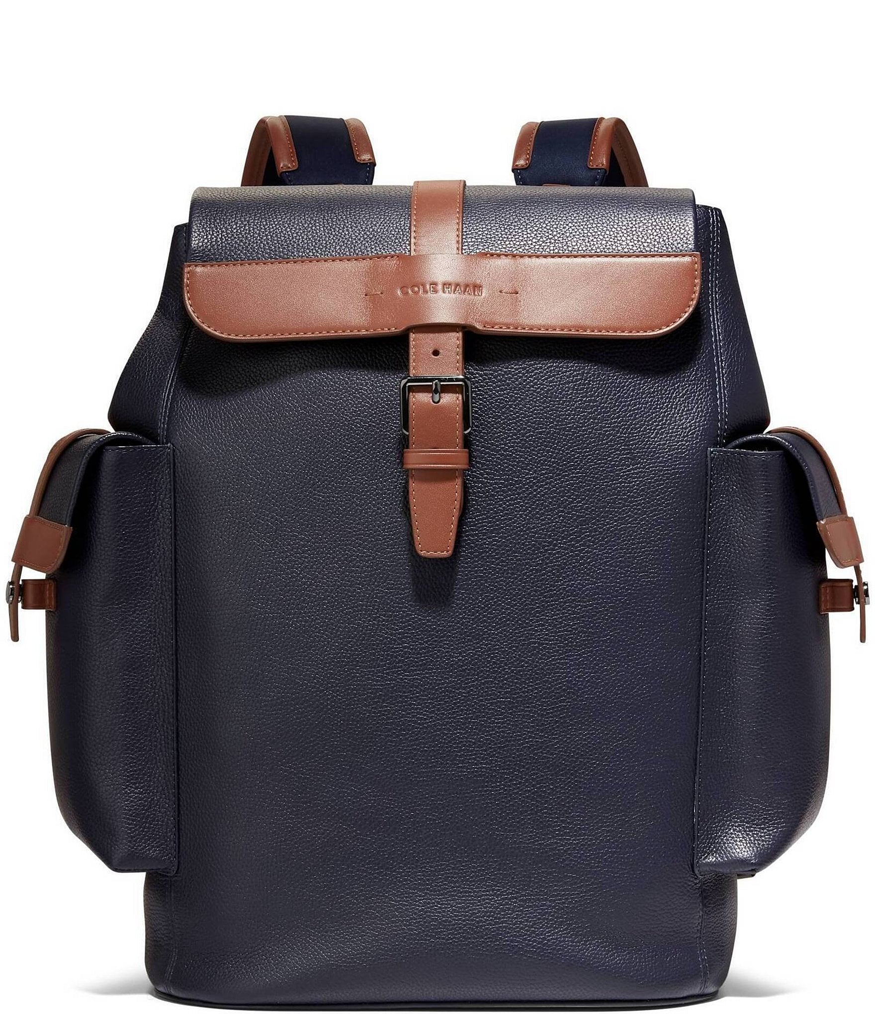 Cole Haan Triboro Leather Rucksack Backpack Brazos Mall