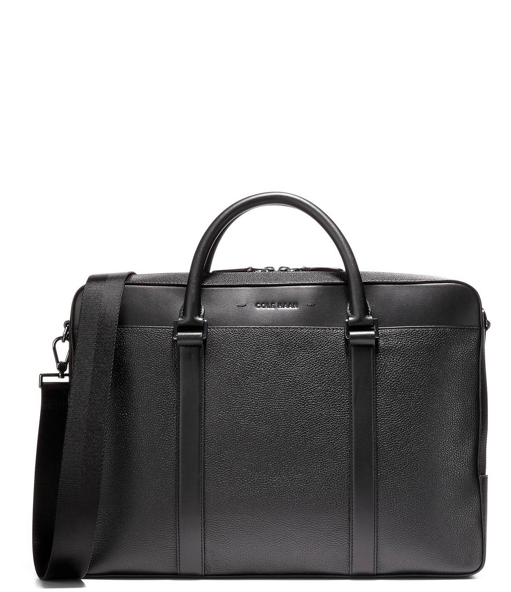 Cole Haan Triboro Pebbled Leather Briefcase | Dillard's