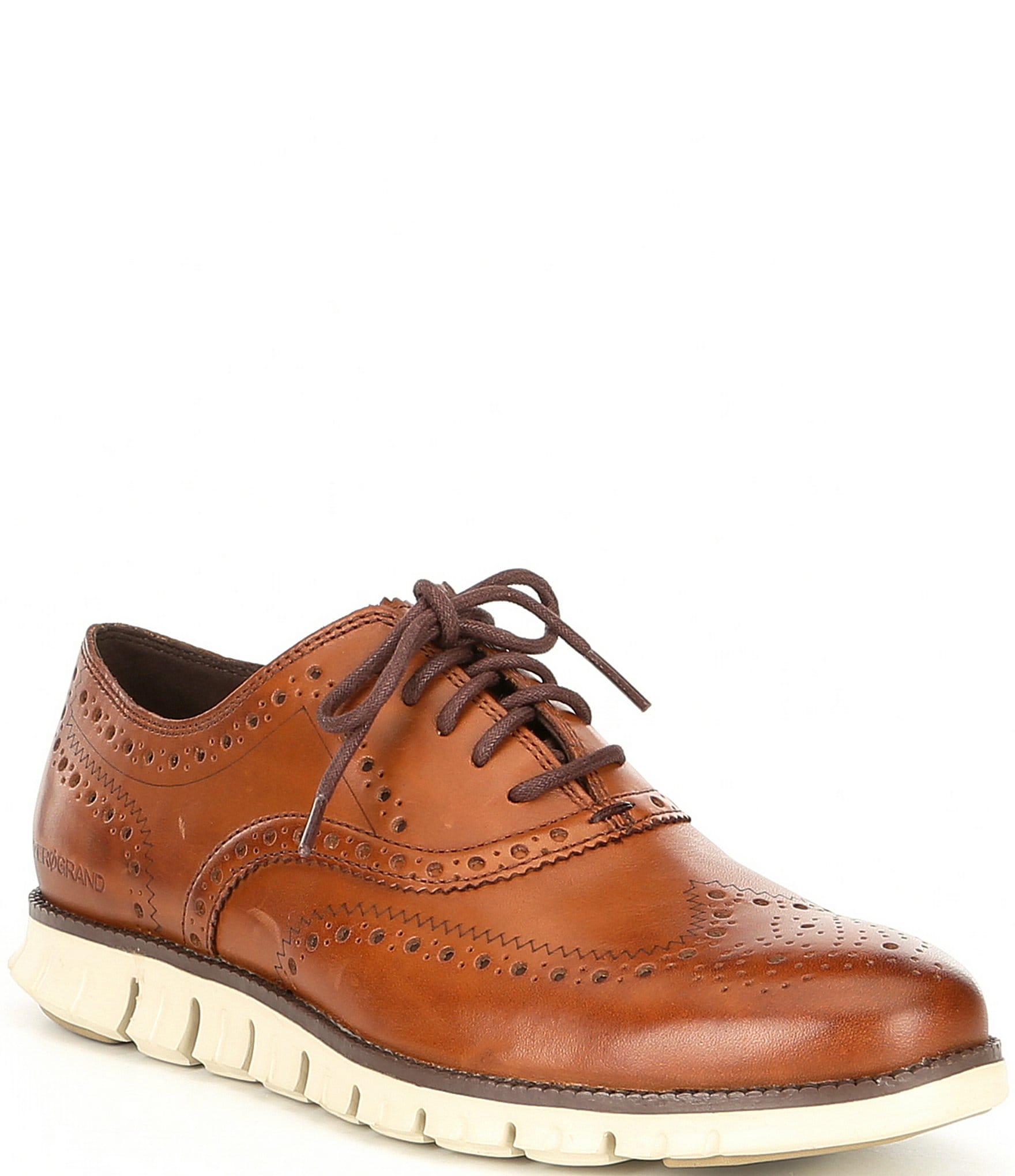 Cole Haan mens 11 brown leather plain toe classic dress shoes EUC blog ...