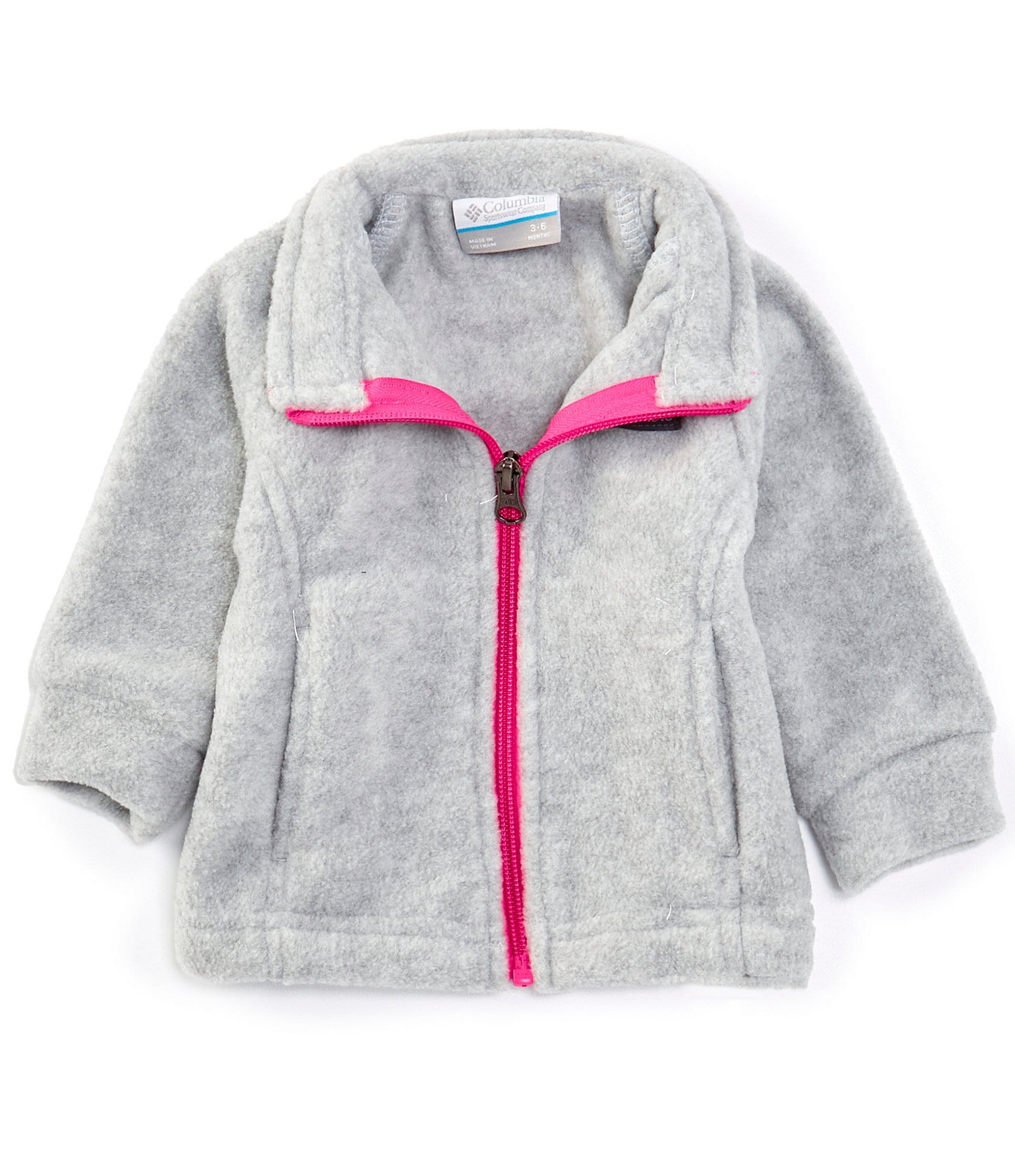 Columbia Baby Girls 3-24 Months Benton Springs Fleece Zip Front Jacket