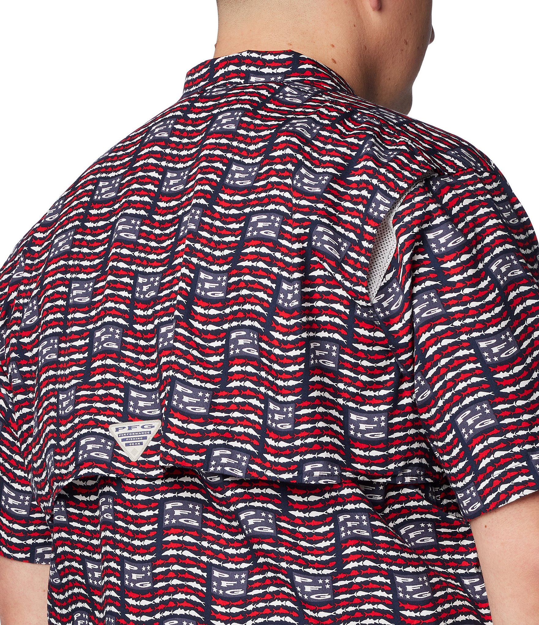 Columbia Big & Tall Trollers Best™ Short Sleeve PFG Banner Woven Shirt