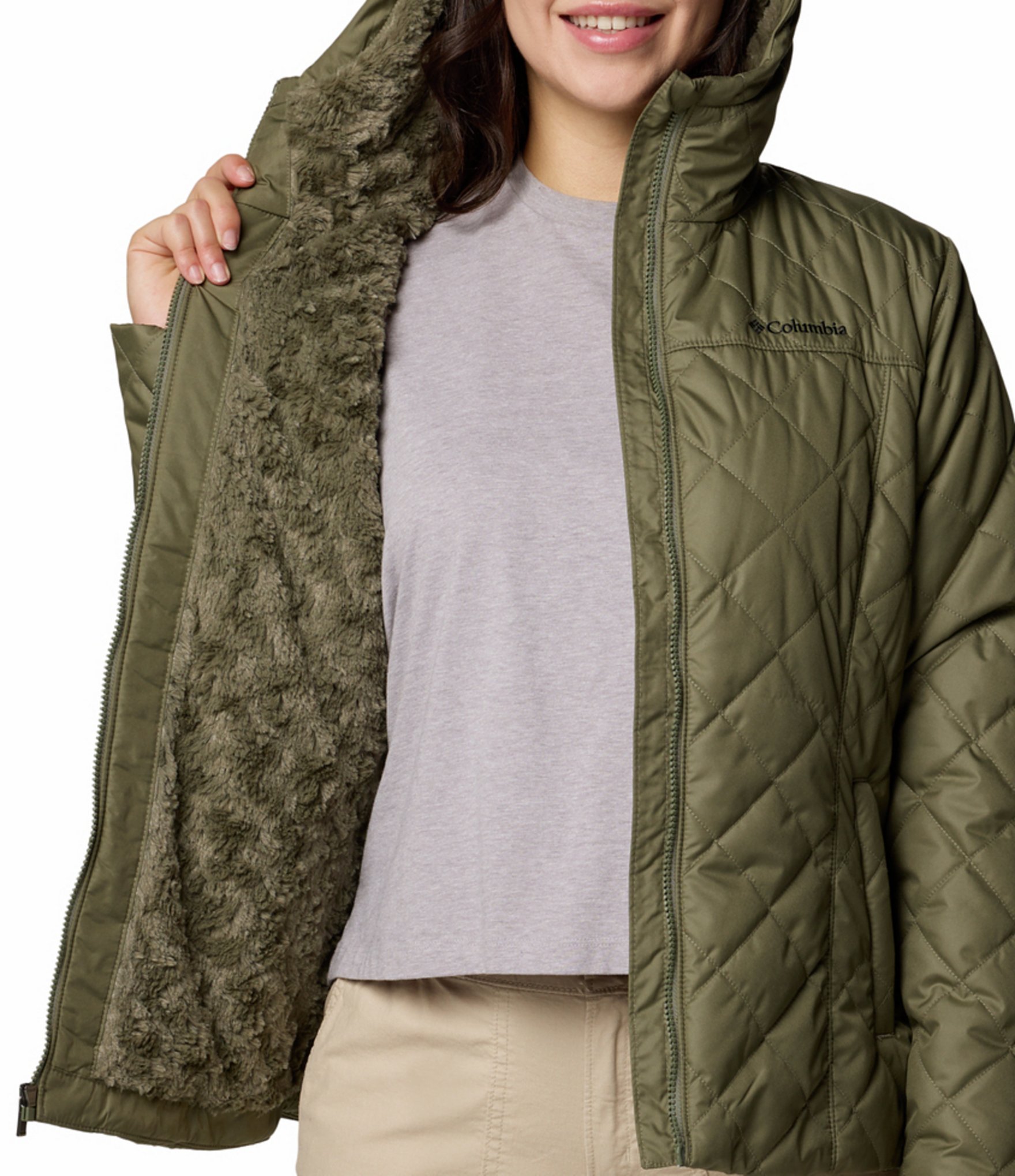 Columbia Copper Crest™ Omni-Shield™ Collared Insulated Hooded Jacket
