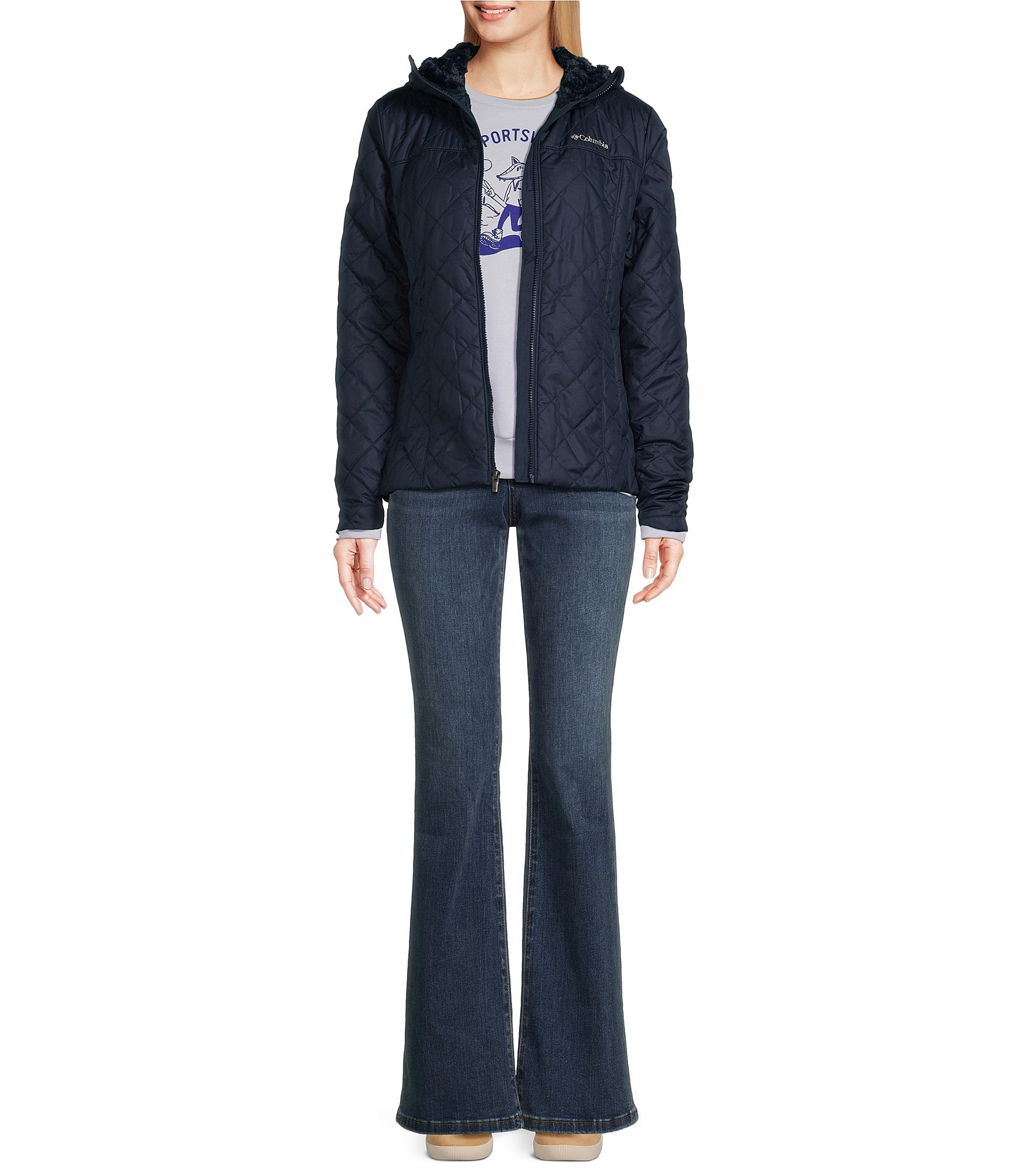 Columbia Copper Crest™ Omni-Shield™ Collared Insulated Hooded Jacket