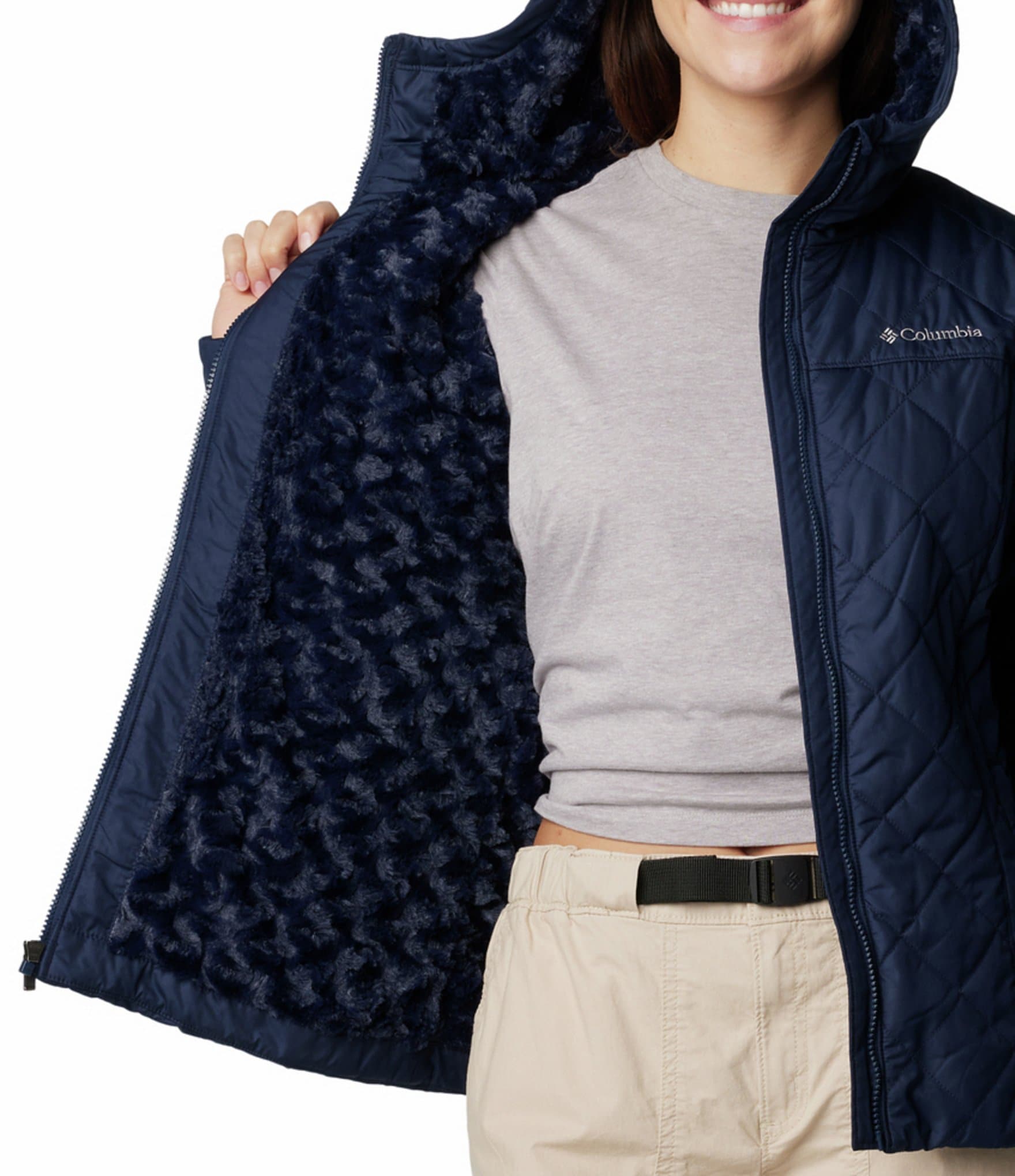 Columbia Copper Crest™ Omni-Shield™ Collared Insulated Hooded Jacket