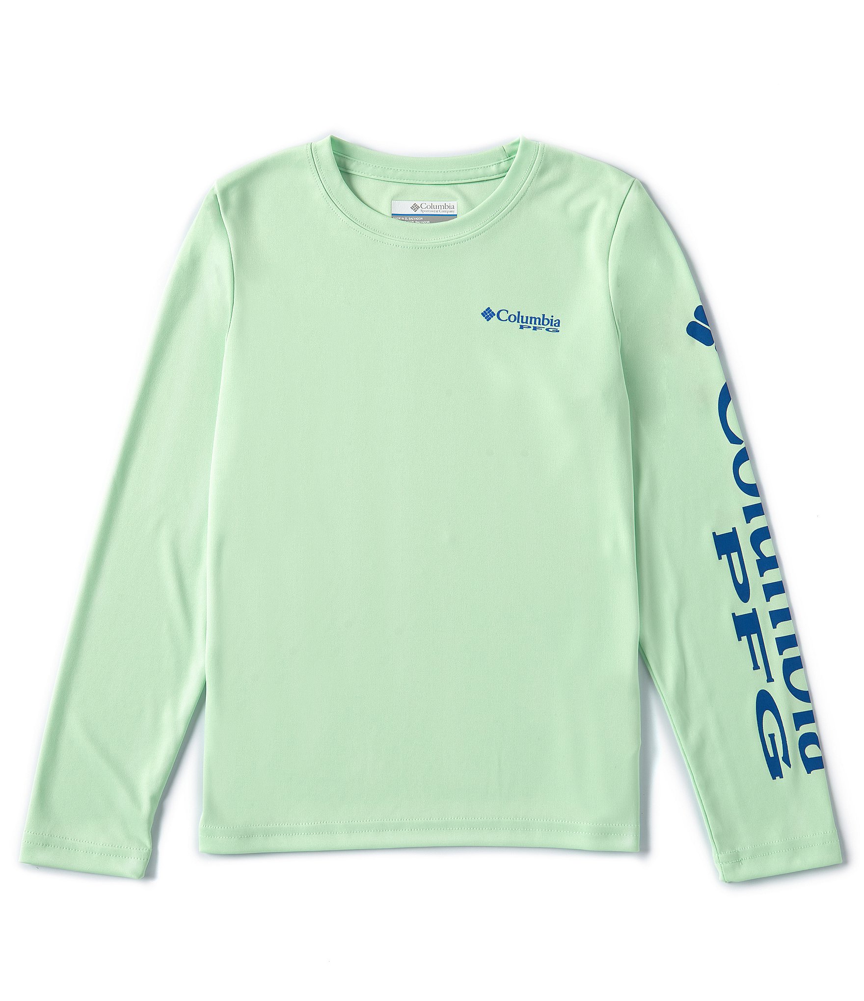 Columbia Boys' Terminal Tackle Long Sleeve T-Shirt - XL - Green