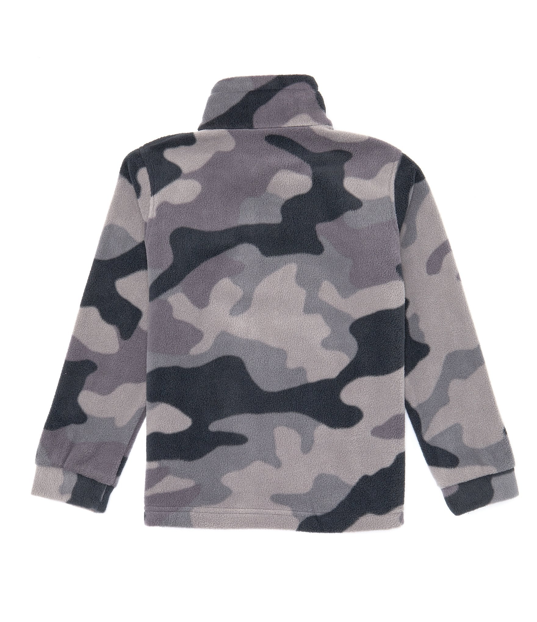 Columbia Little/Big Boys 4-18 Zing III Black Mod Camo Fleece Full Zip Jacket