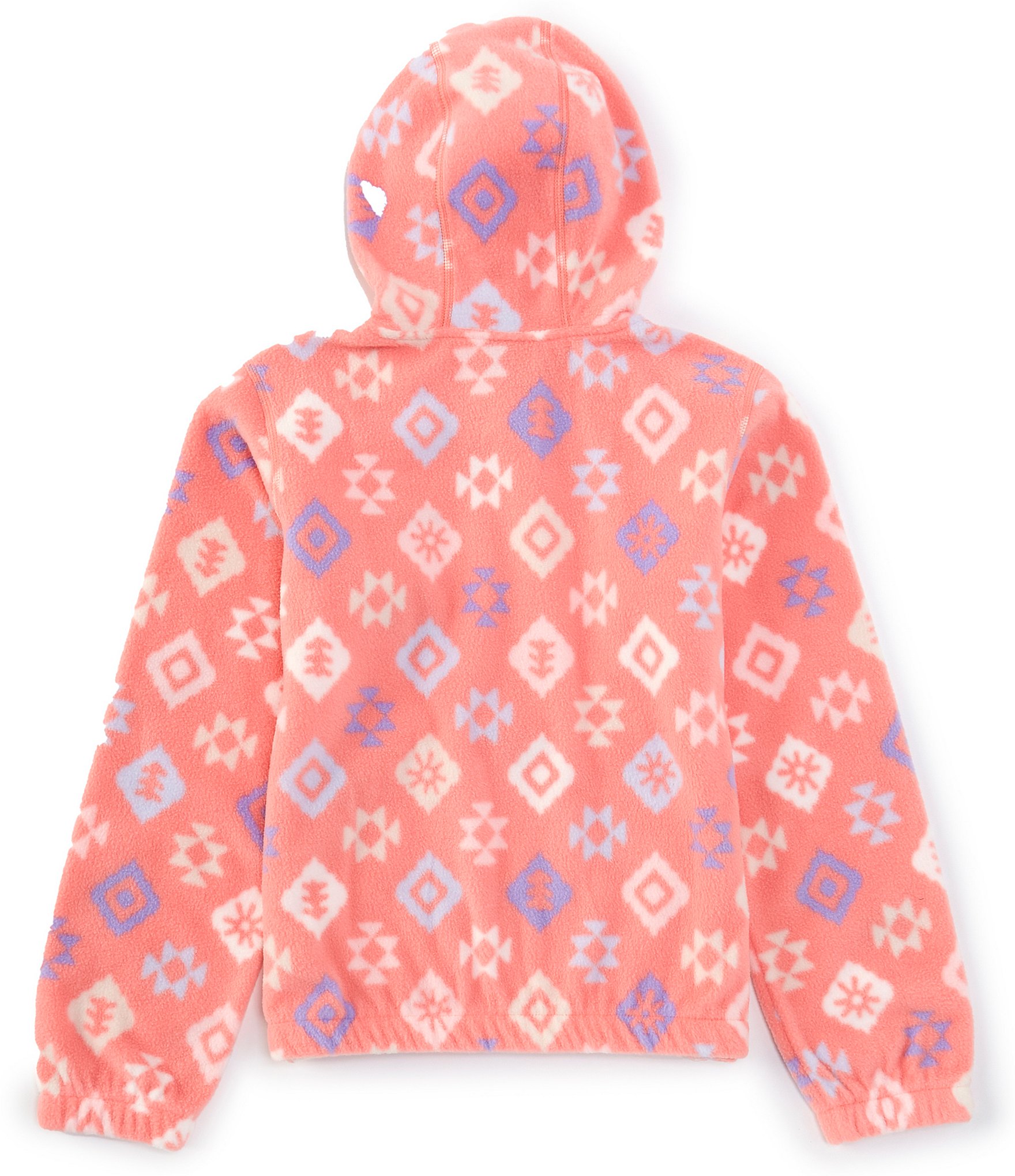 Columbia Little/Big Girls 4-18 Benton Springs™ Long Sleeve Printed Hooded Fleece Pullover