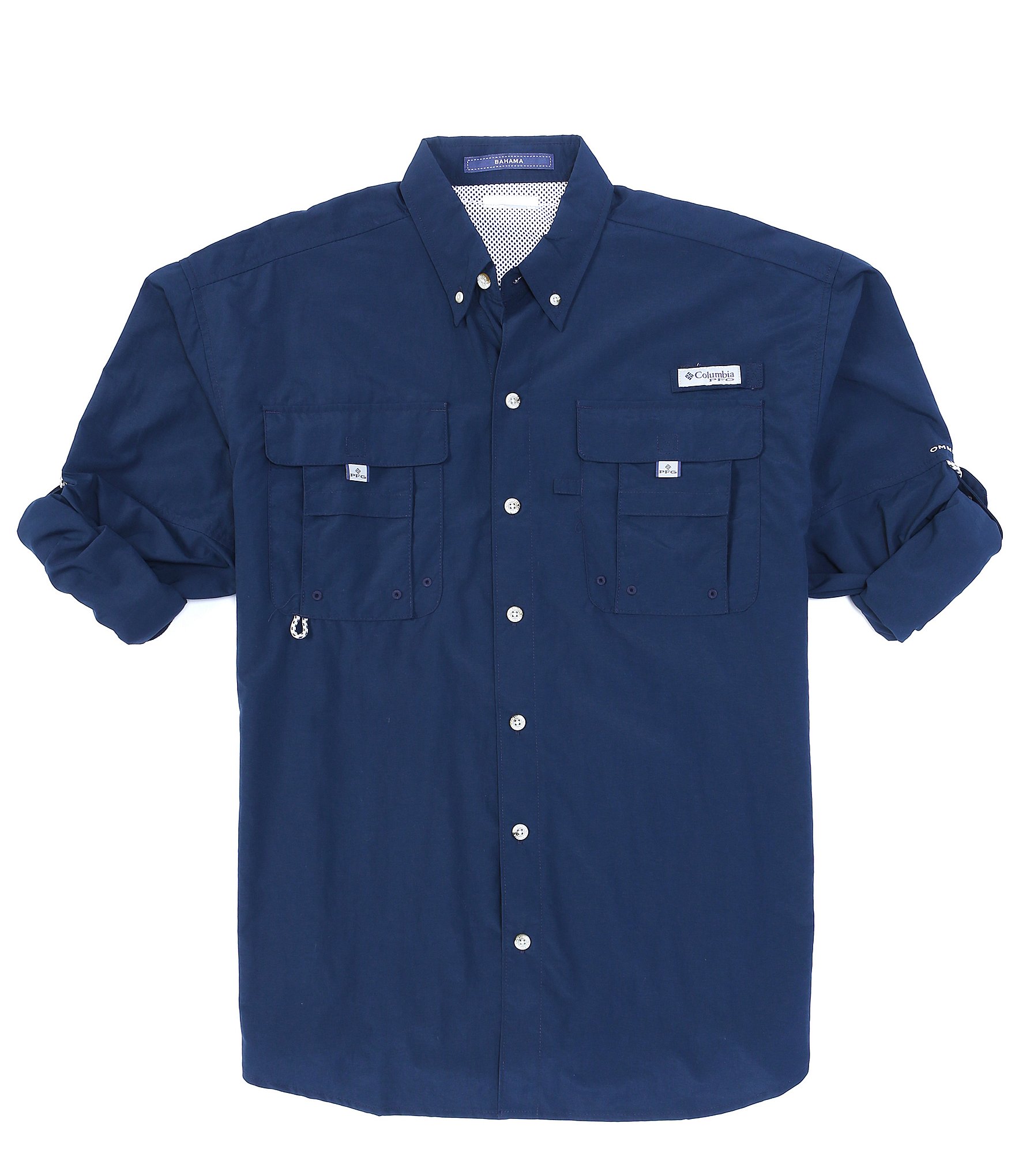 Camo Columbia Sportswear Bahama II Long Sleeve Shirt - Realtree