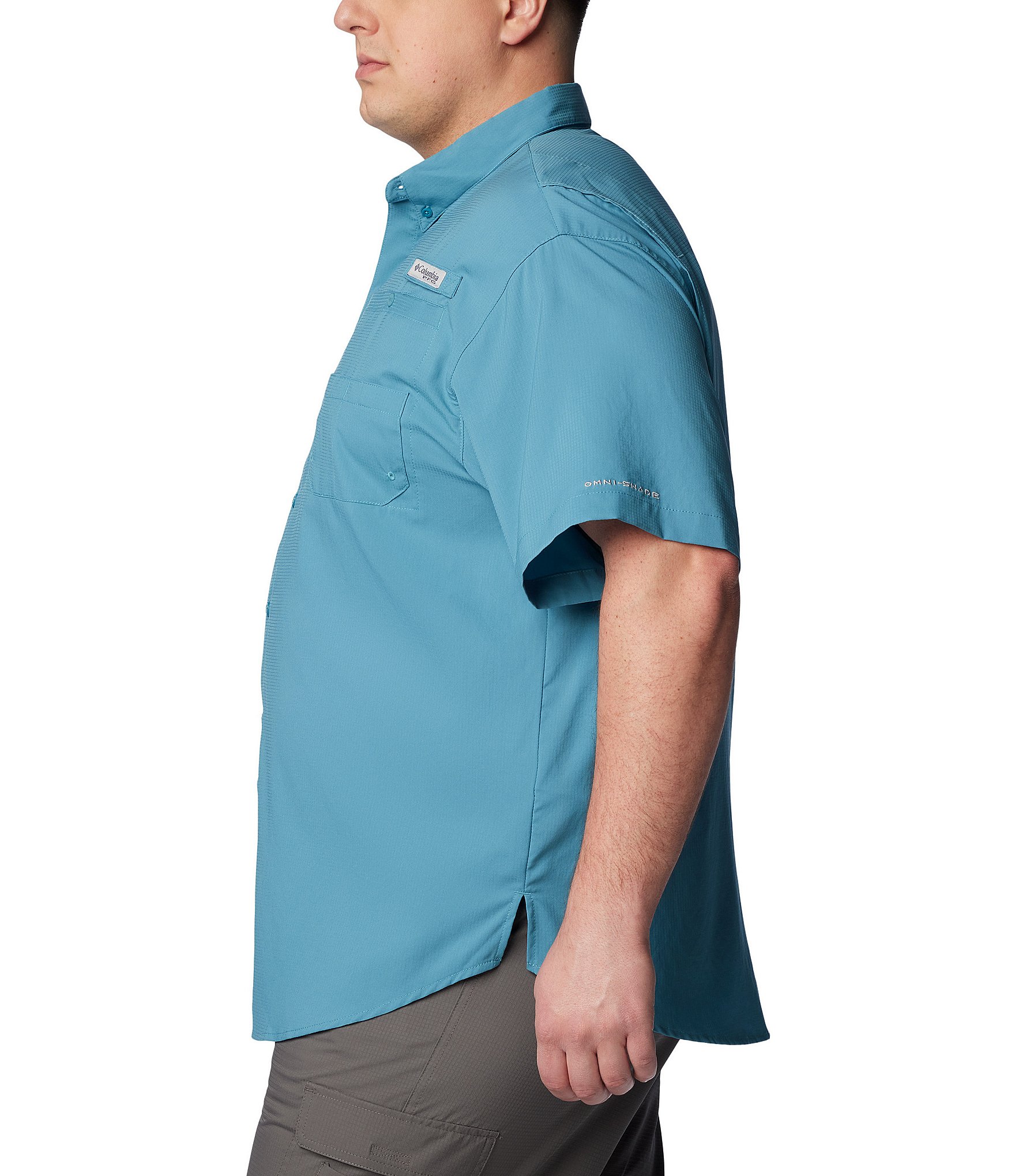 Columbia PFG Big & Tall Tamiami II Short-Sleeve Solid Shirt