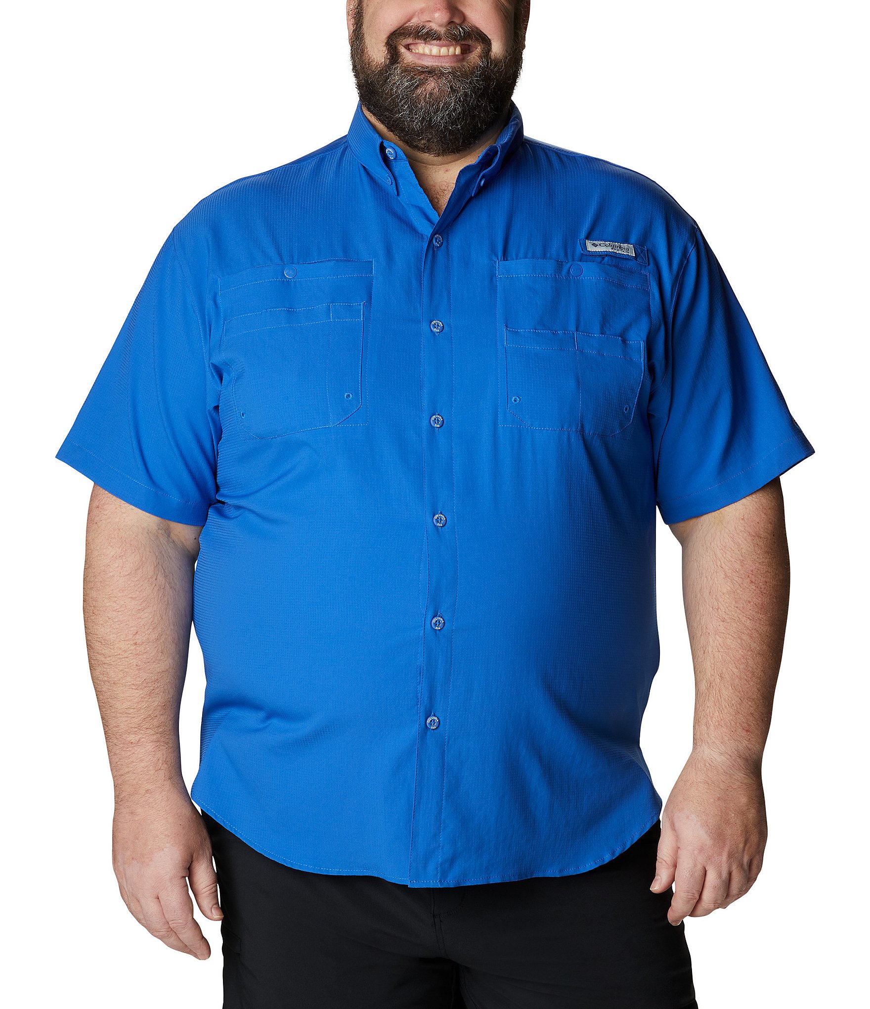  Columbia Sportswear Men's Big and Tall Tamiami II Short Sleeve  Shirt, Bounty Blue, 2X : Clothing, Shoes & Jewelry