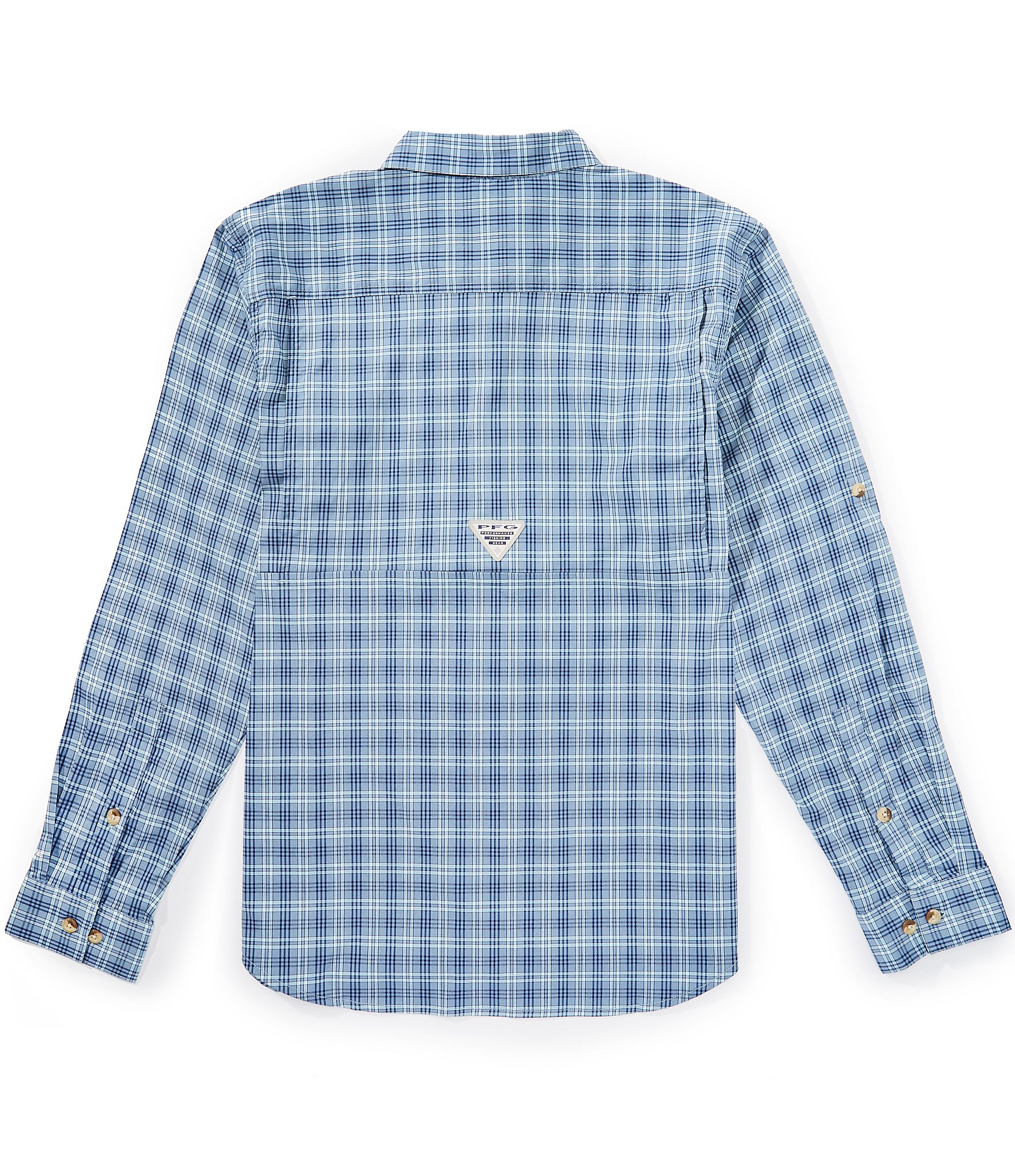 Columbia PFG Performance Stretch Harbor Peak Long Sleeve Shirt