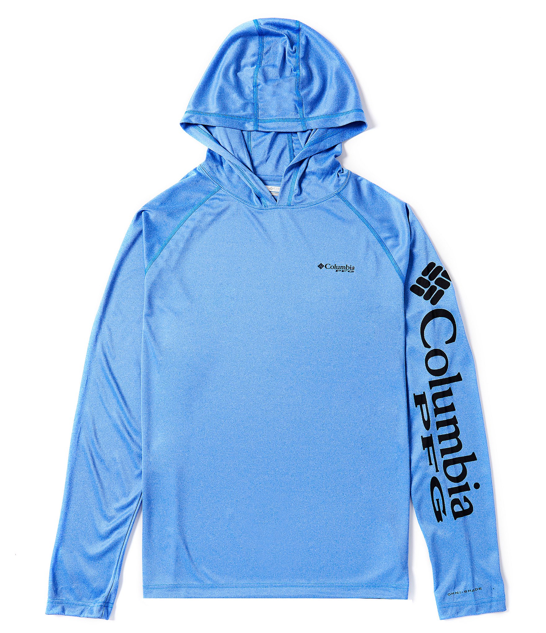 Columbia PFG Omni-Heat Mens XL Hoodie Sweatshirt Never Fear Never Fail  Fishing