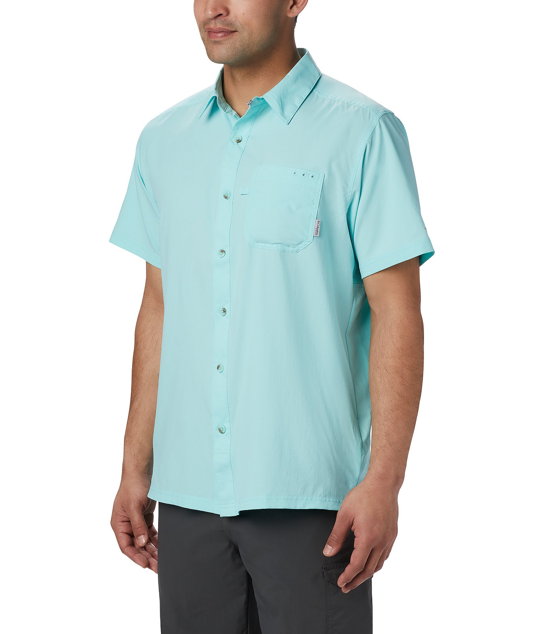 Columbia PFG Slack Tide Solid Camp Shirt