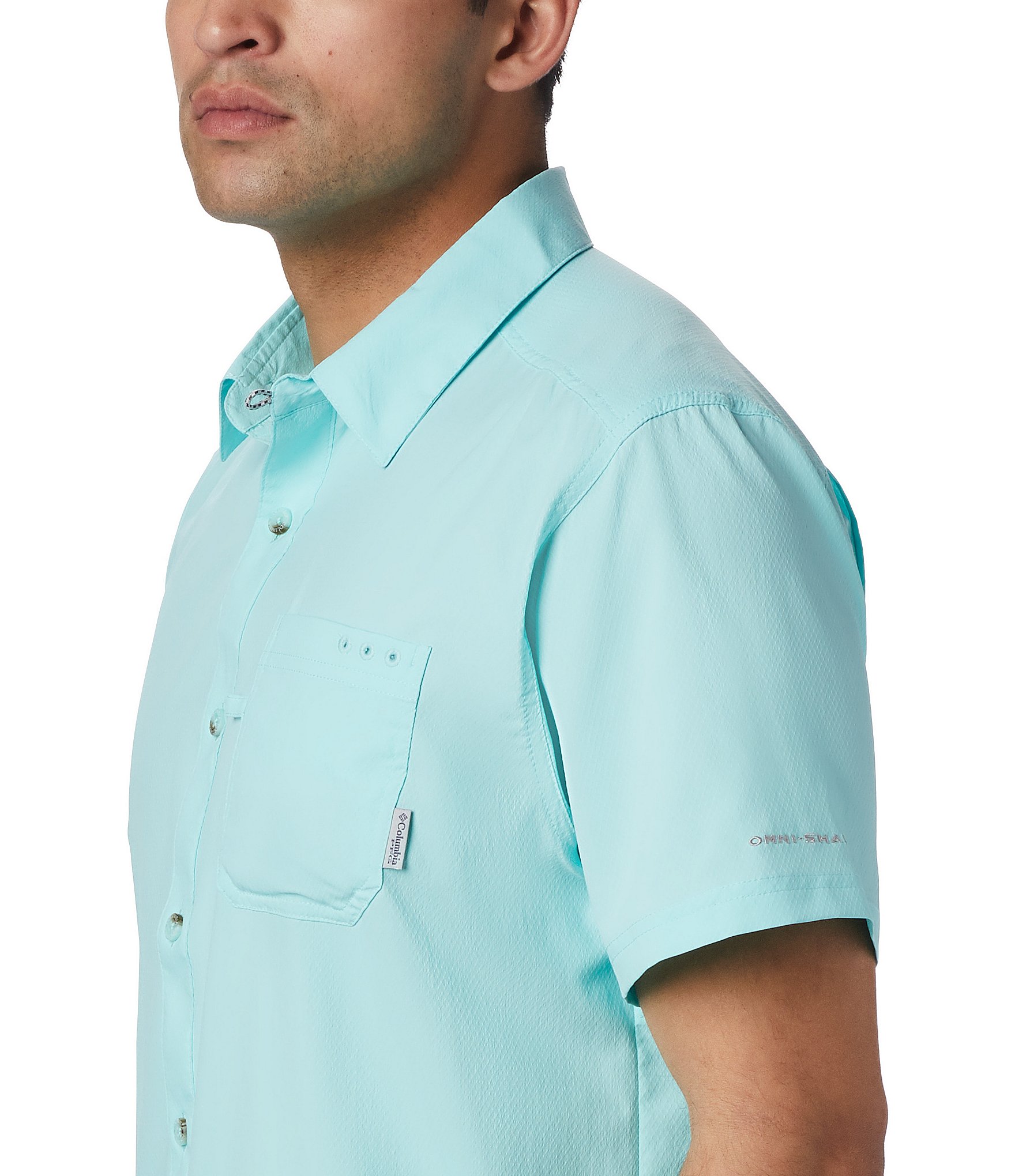 Columbia PFG Slack Tide Solid Camp Shirt