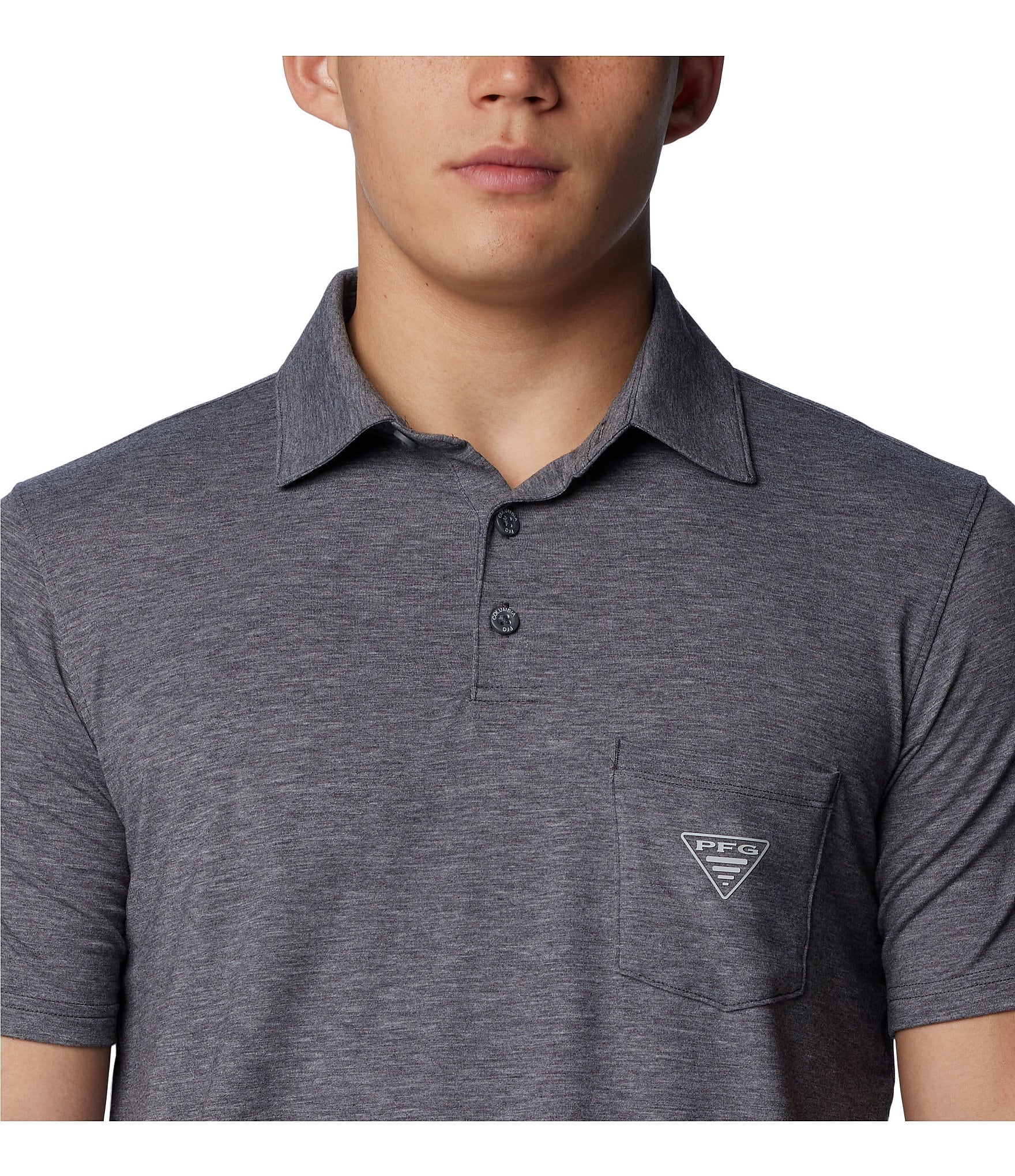 Columbia PFG Uncharted™ Short Sleeve Polo Shirt