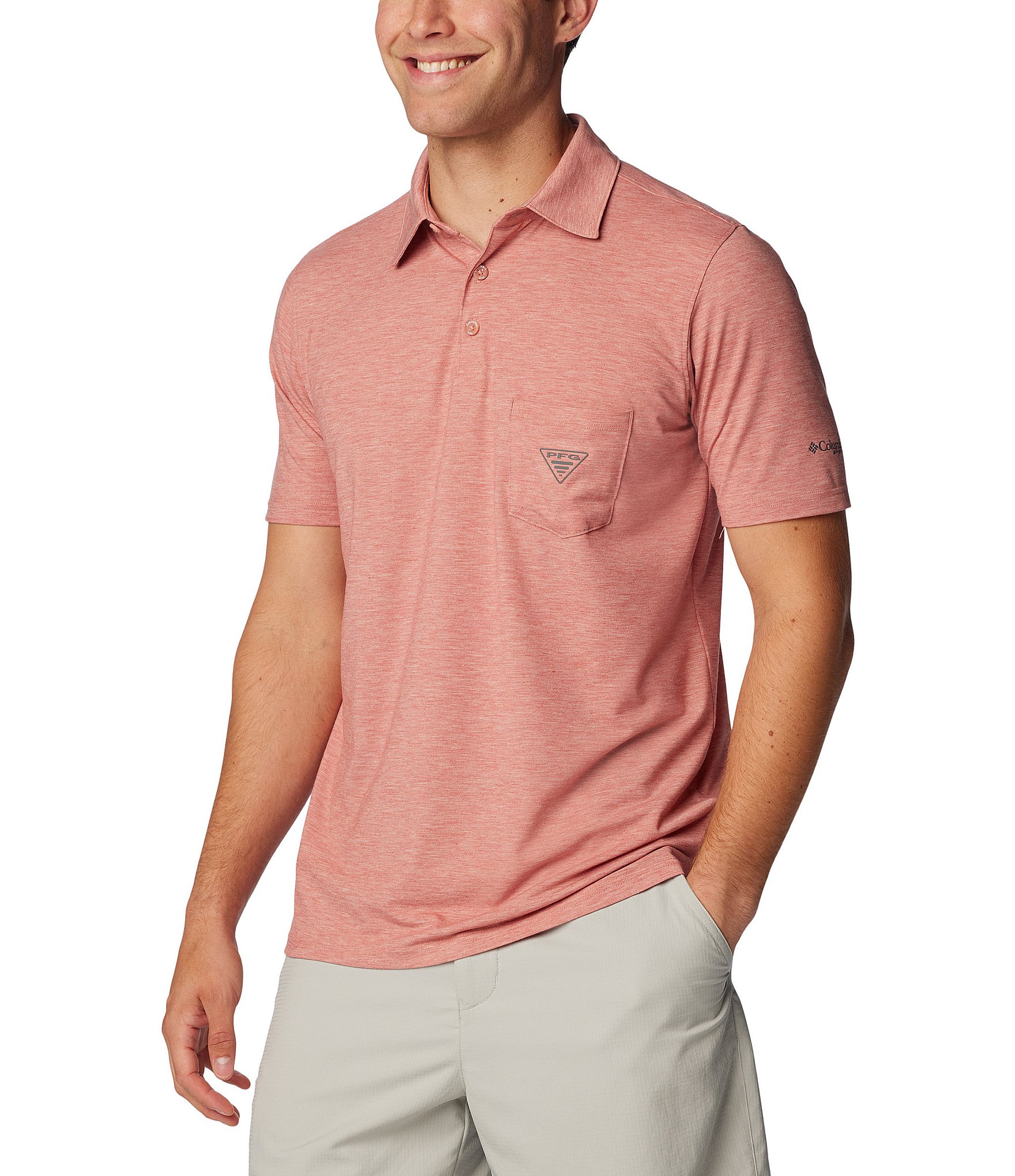 Columbia PFG Uncharted™ Short Sleeve Polo Shirt